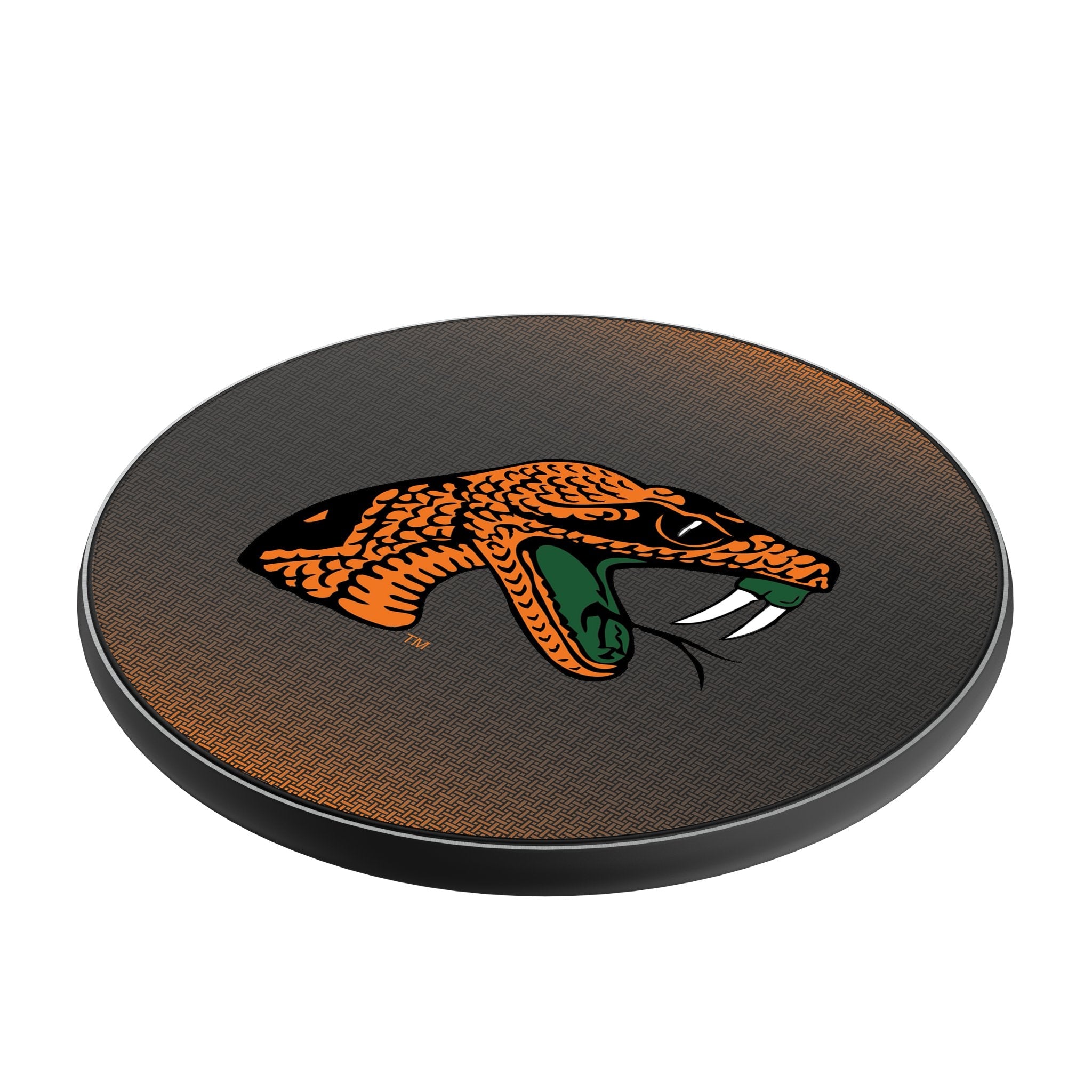 Florida A&M University Rattlers Linen 15-Watt Wireless Charger - Sports Gifts, Sports Memorabilia, Sports Collectibles, Fan Shop
