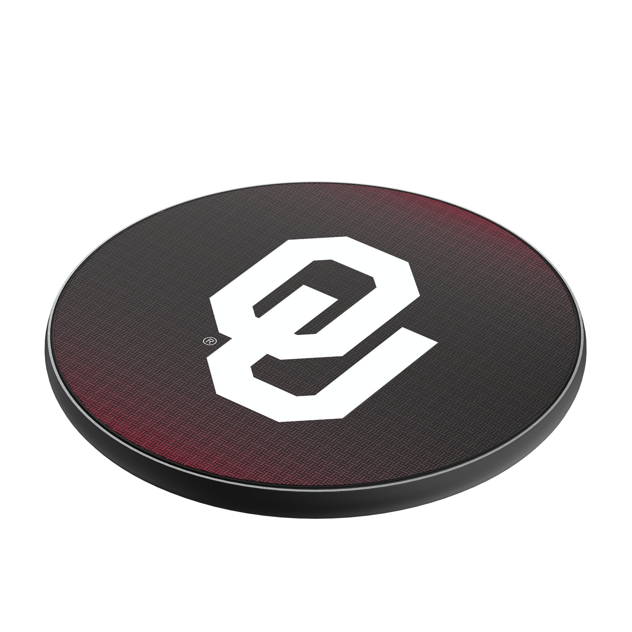University of Oklahoma Sooners Linen 15-Watt Wireless Charger - Sports Gifts, Sports Memorabilia, Sports Collectibles, Fan Shop