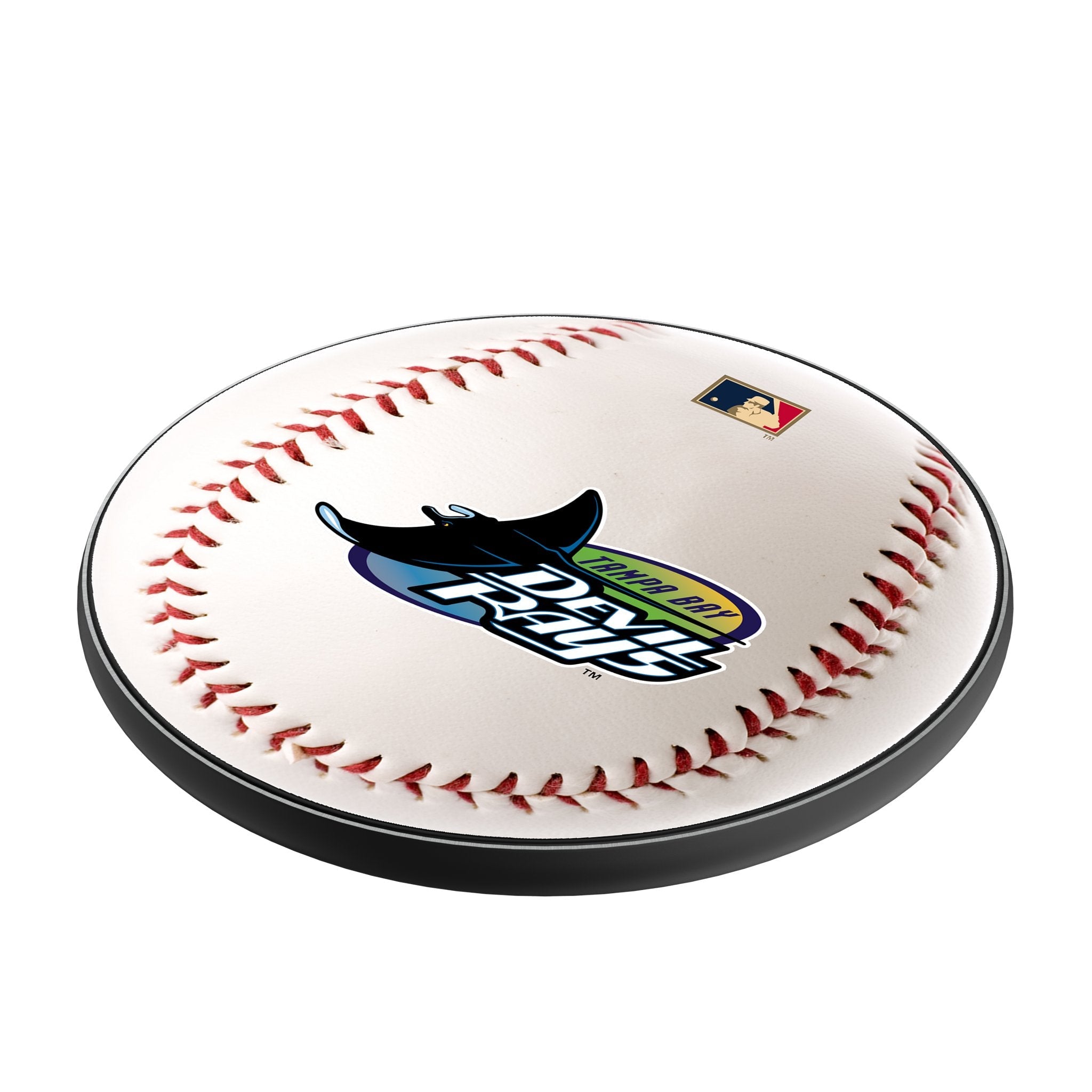 Tampa Bay 1998-2000 - Cooperstown Collection Baseball 15-Watt Wireless Charger - Sports Gifts, Sports Memorabilia, Sports Collectibles, Fan Shop