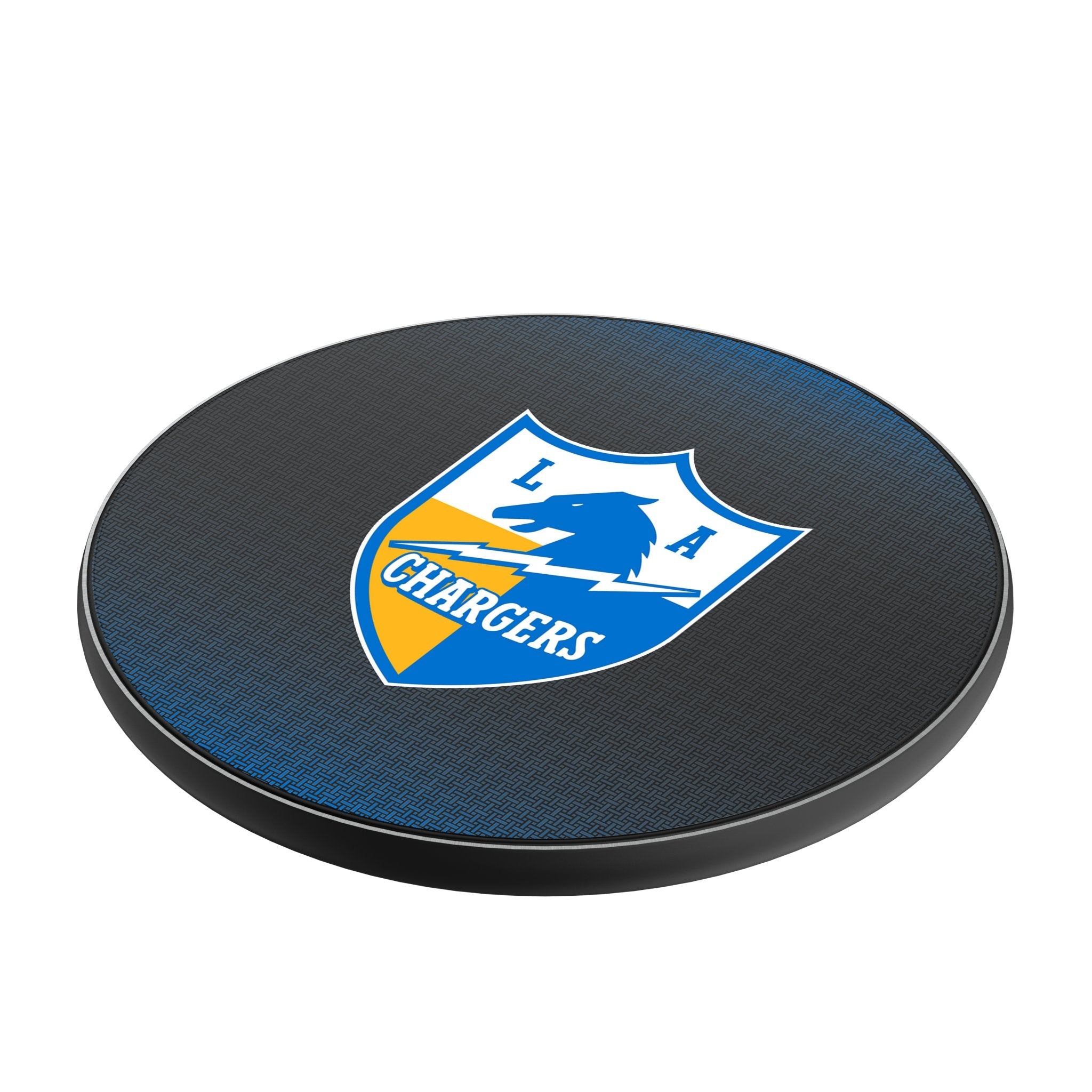 Los Angeles Chargers Historic Collection Linen 15-Watt Wireless Charger - Sports Gifts, Sports Memorabilia, Sports Collectibles, Fan Shop
