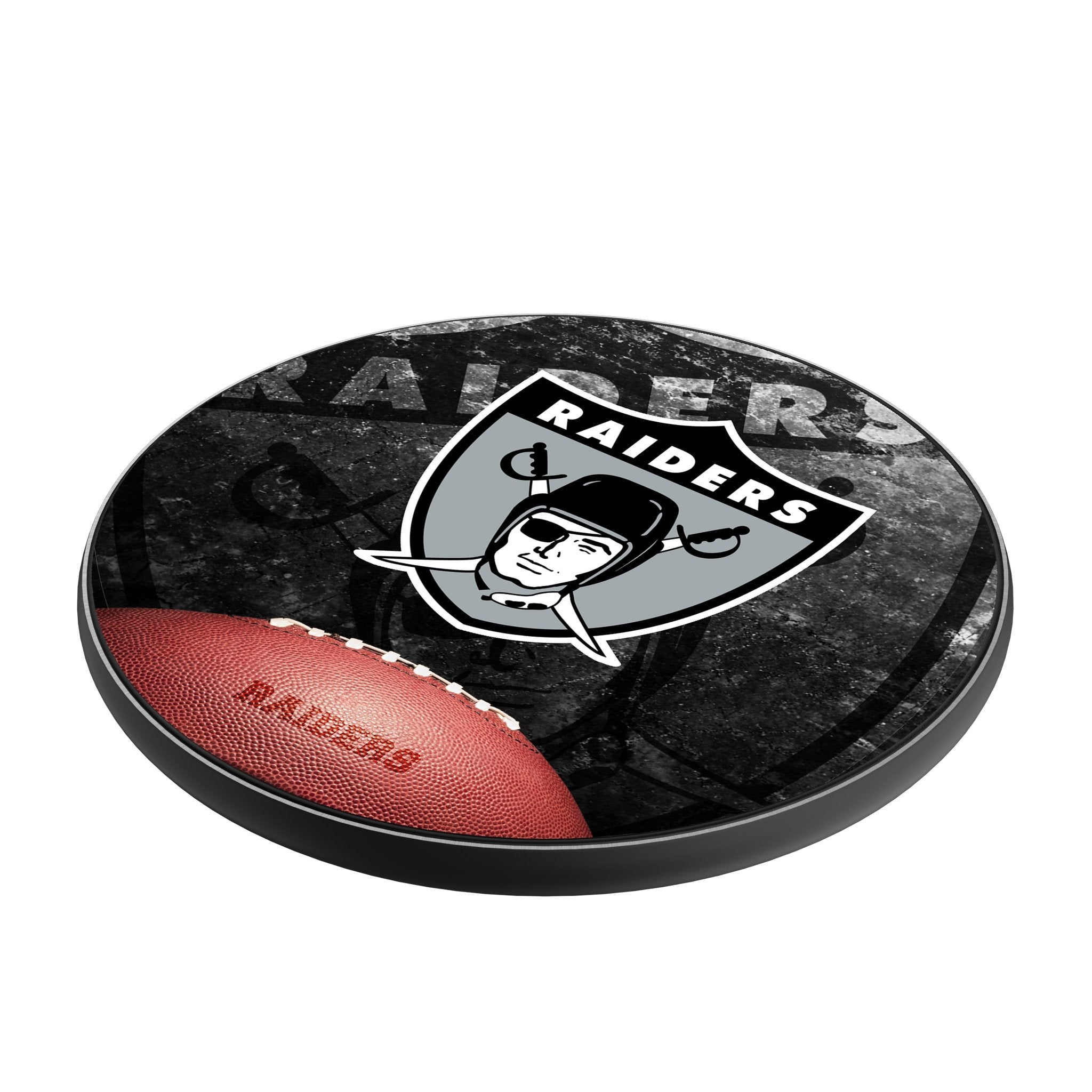 Oakland Raiders 1963 Historic Collection Legendary 15-Watt Wireless Charger - Sports Gifts, Sports Memorabilia, Sports Collectibles, Fan Shop