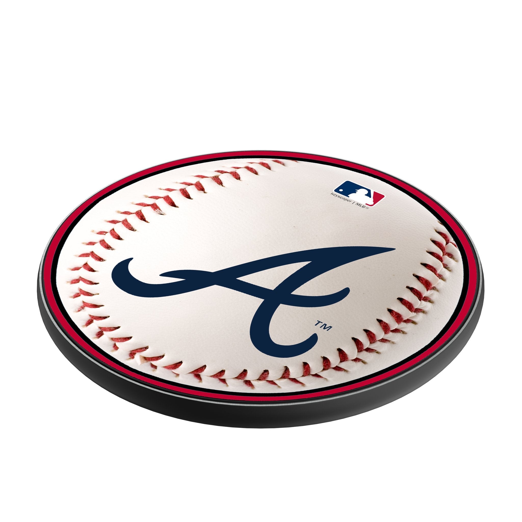 Atlanta Braves Baseball 15-Watt Wireless Charger - Sports Gifts, Sports Memorabilia, Sports Collectibles, Fan Shop