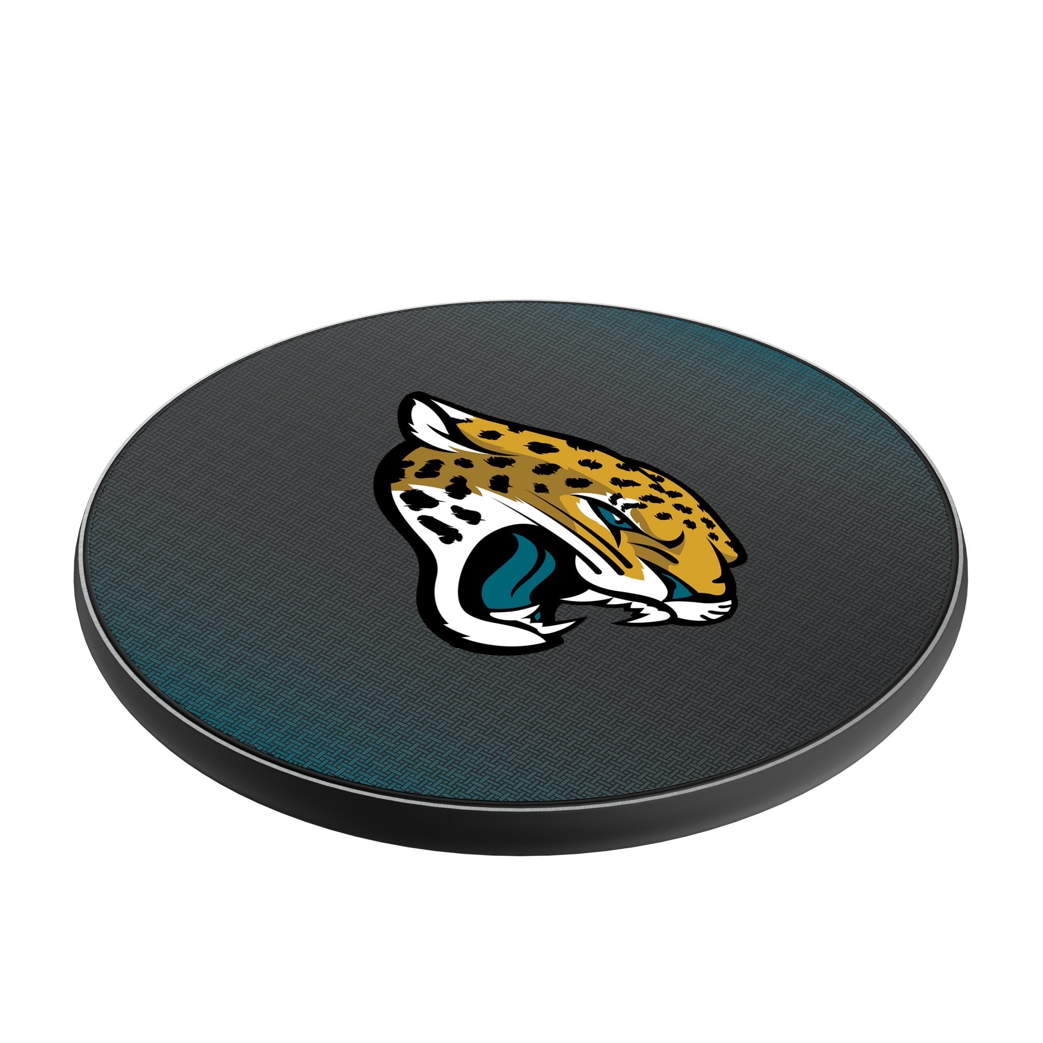 Jacksonville Jaguars Linen 15-Watt Wireless Charger - Sports Gifts, Sports Memorabilia, Sports Collectibles, Fan Shop