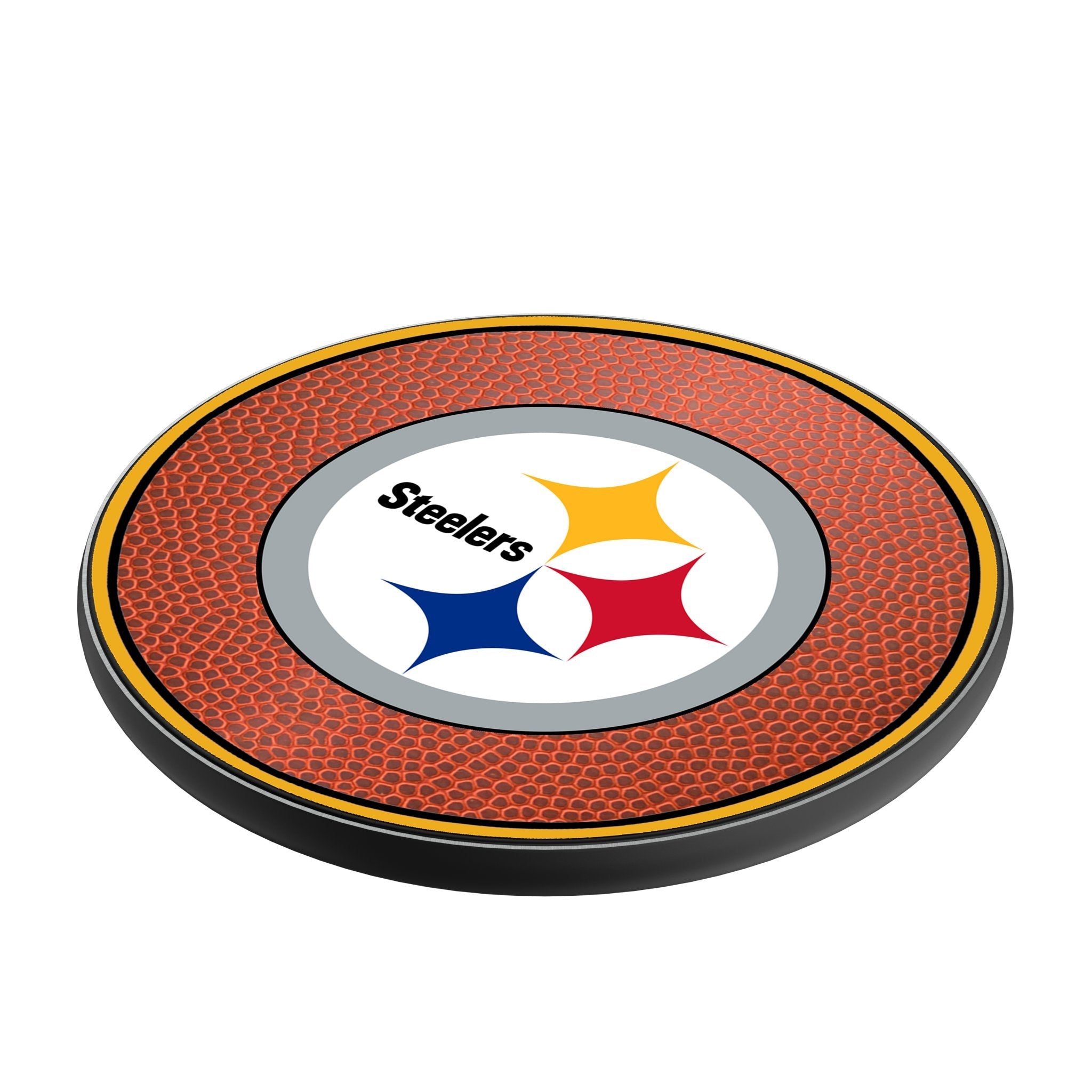 Pittsburgh Steelers Football 15-Watt Wireless Charger - Sports Gifts, Sports Memorabilia, Sports Collectibles, Fan Shop