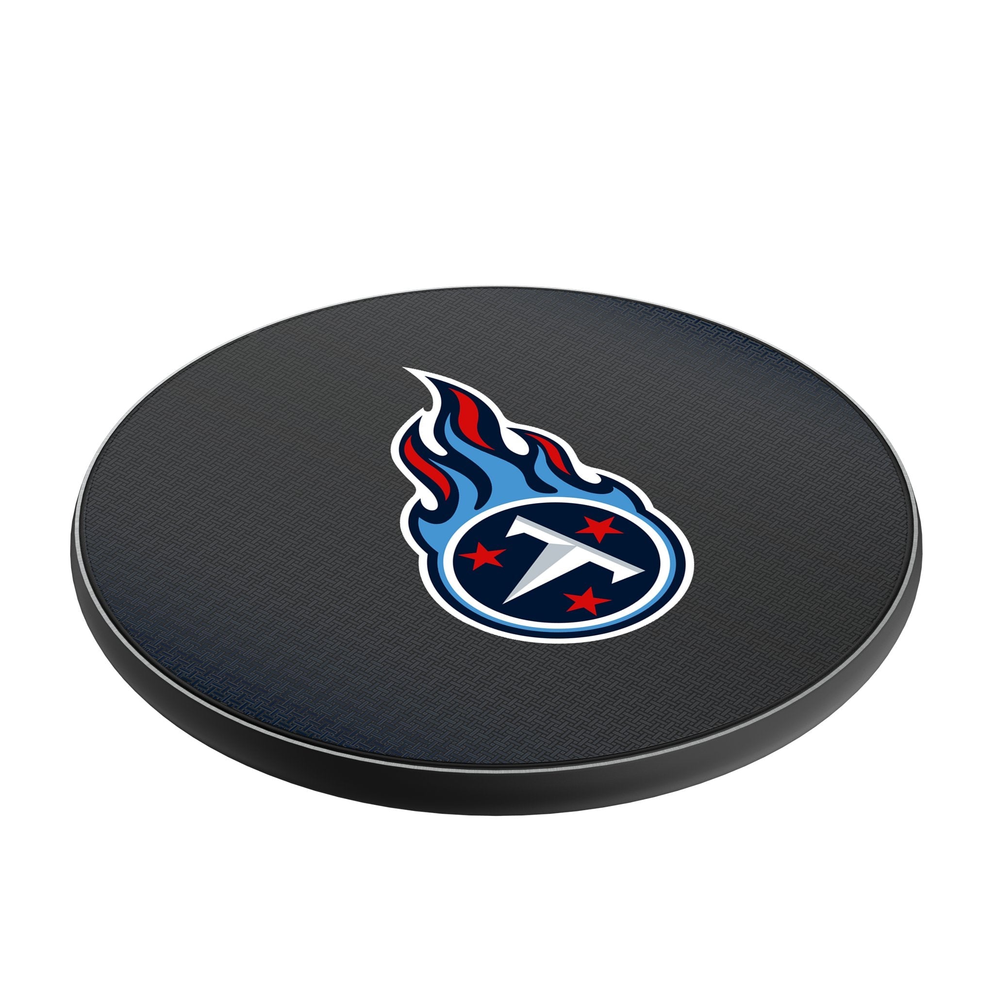 Tennessee Titans Linen 15-Watt Wireless Charger - Sports Gifts, Sports Memorabilia, Sports Collectibles, Fan Shop