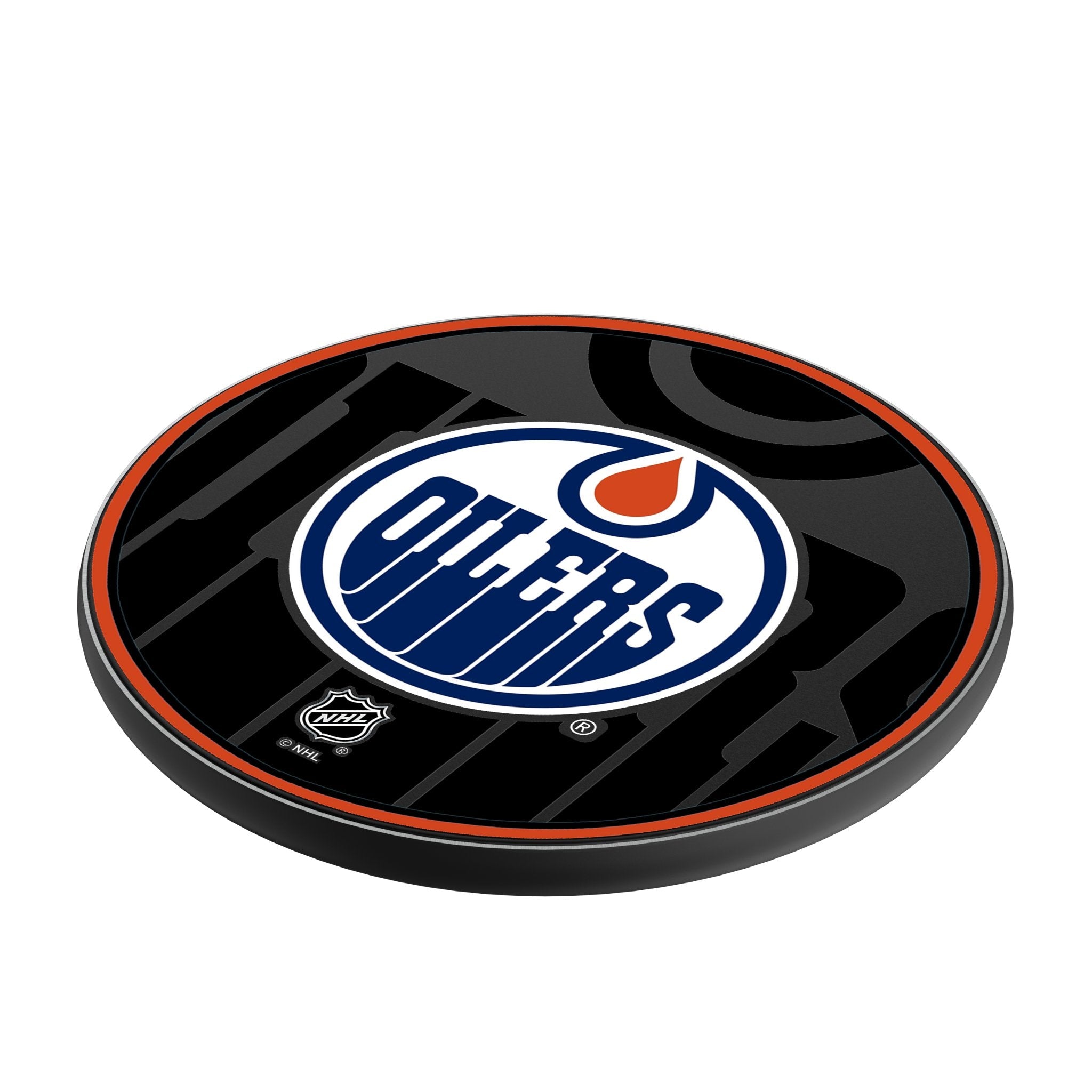 Edmonton Oilers Monocolor Tilt 15-Watt Wireless Charger - Sports Gifts, Sports Memorabilia, Sports Collectibles, Fan Shop
