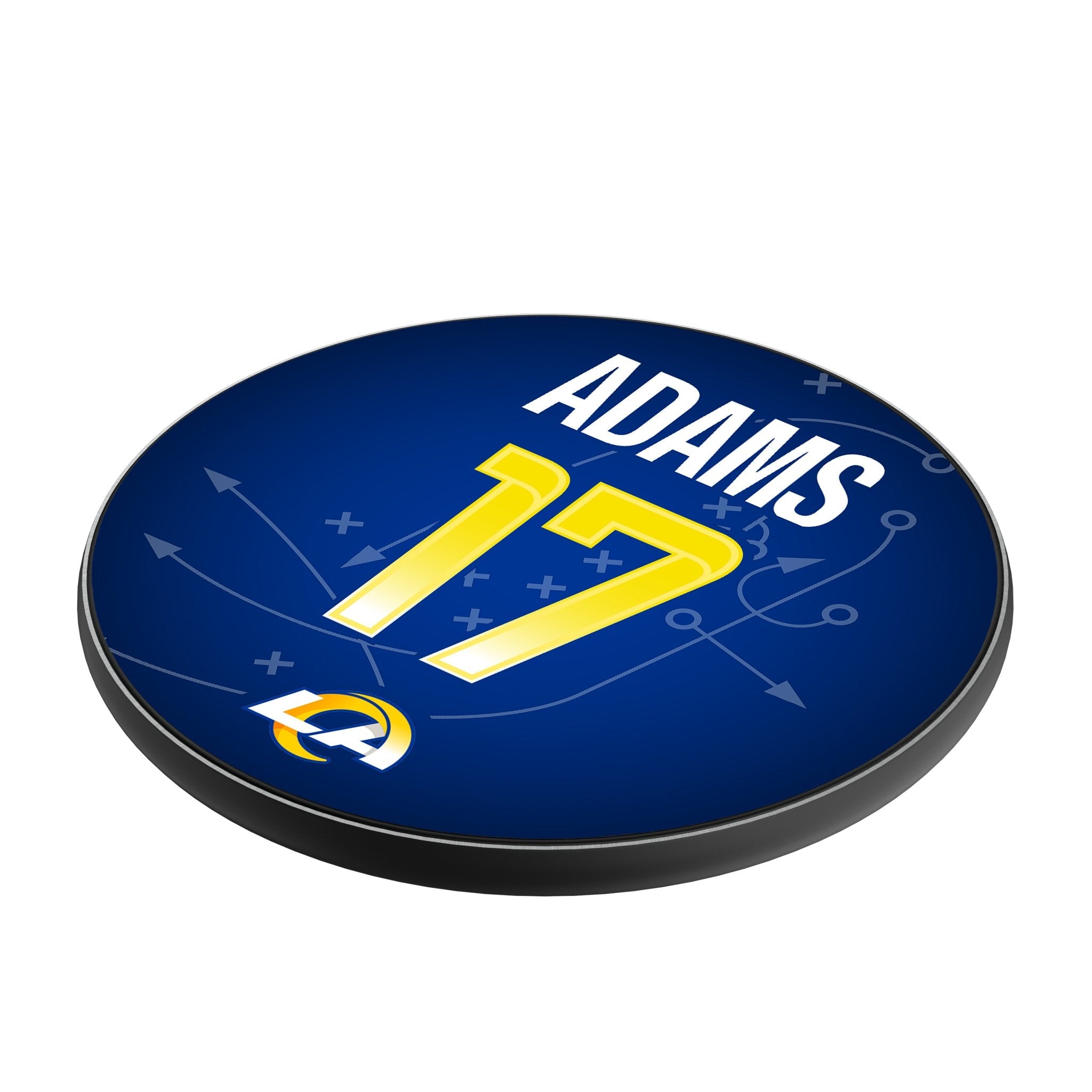 Davante Adams Los Angeles Rams 17 Game Tactic 15-Watt Wireless Charger - Sports Gifts, Sports Memorabilia, Sports Collectibles, Fan Shop