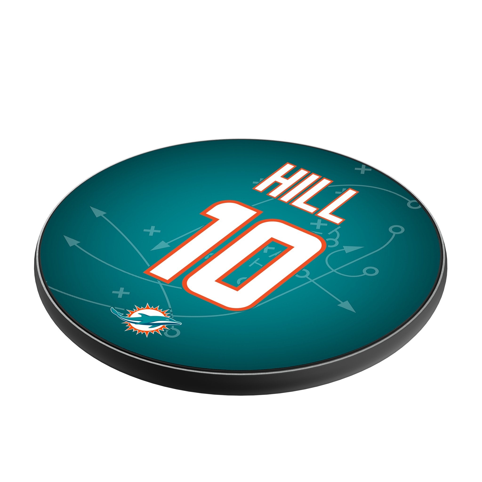 Tyreek Hill Miami Dolphins 10 Ready 15-Watt Wireless Charger - Sports Gifts, Sports Memorabilia, Sports Collectibles, Fan Shop