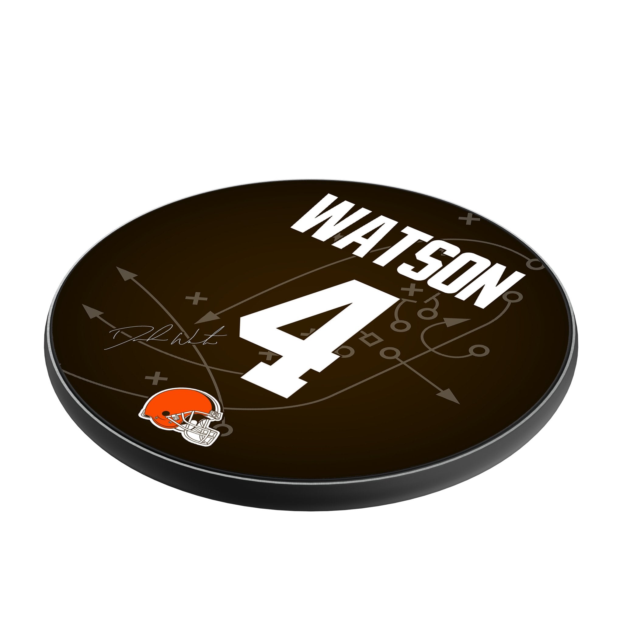 Deshaun Watson Cleveland Browns 4 Ready 15-Watt Wireless Charger - Sports Gifts, Sports Memorabilia, Sports Collectibles, Fan Shop