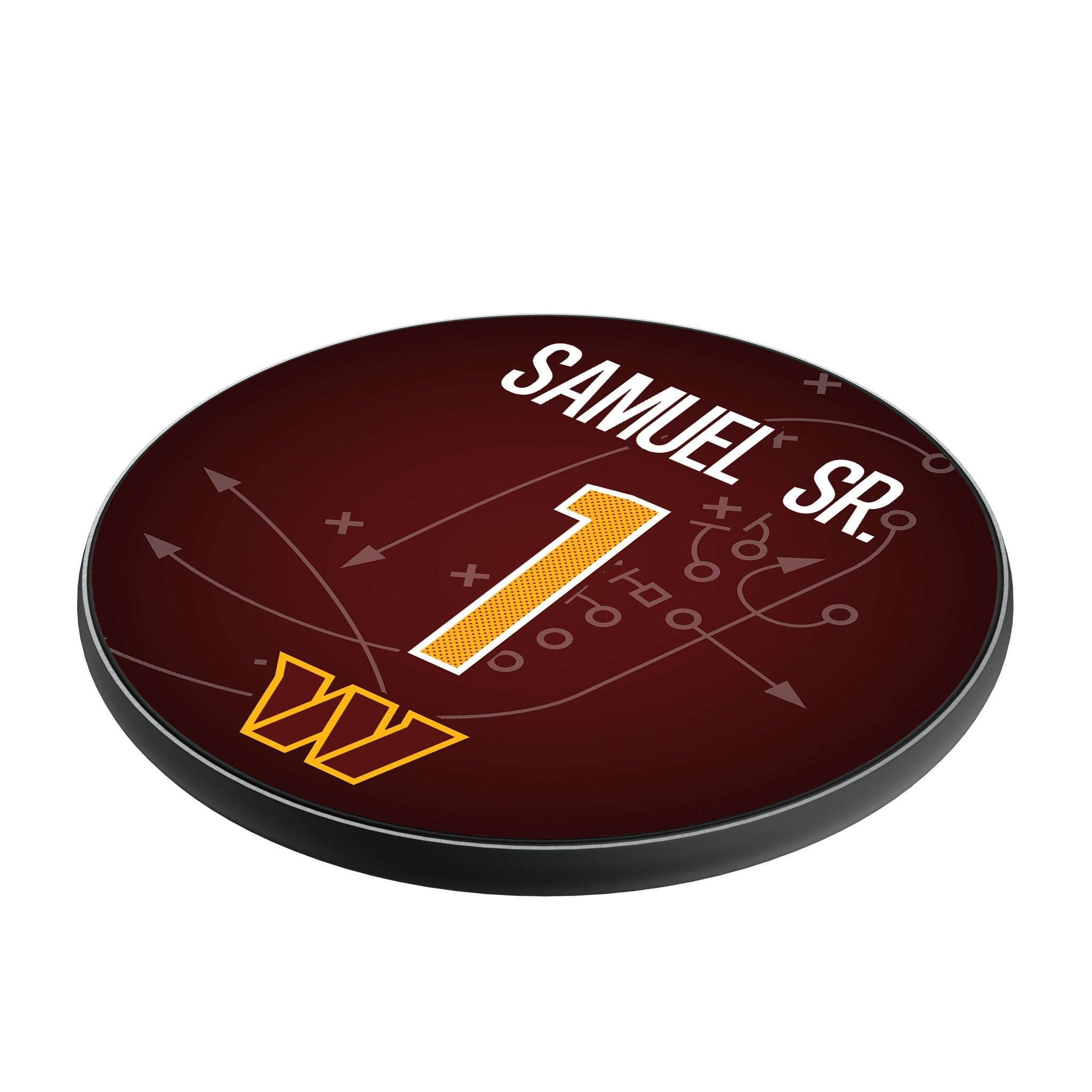 Deebo Samuel Sr. Washington Commanders 1 Game Tactic 15-Watt Wireless Charger - Sports Gifts, Sports Memorabilia, Sports Collectibles, Fan Shop