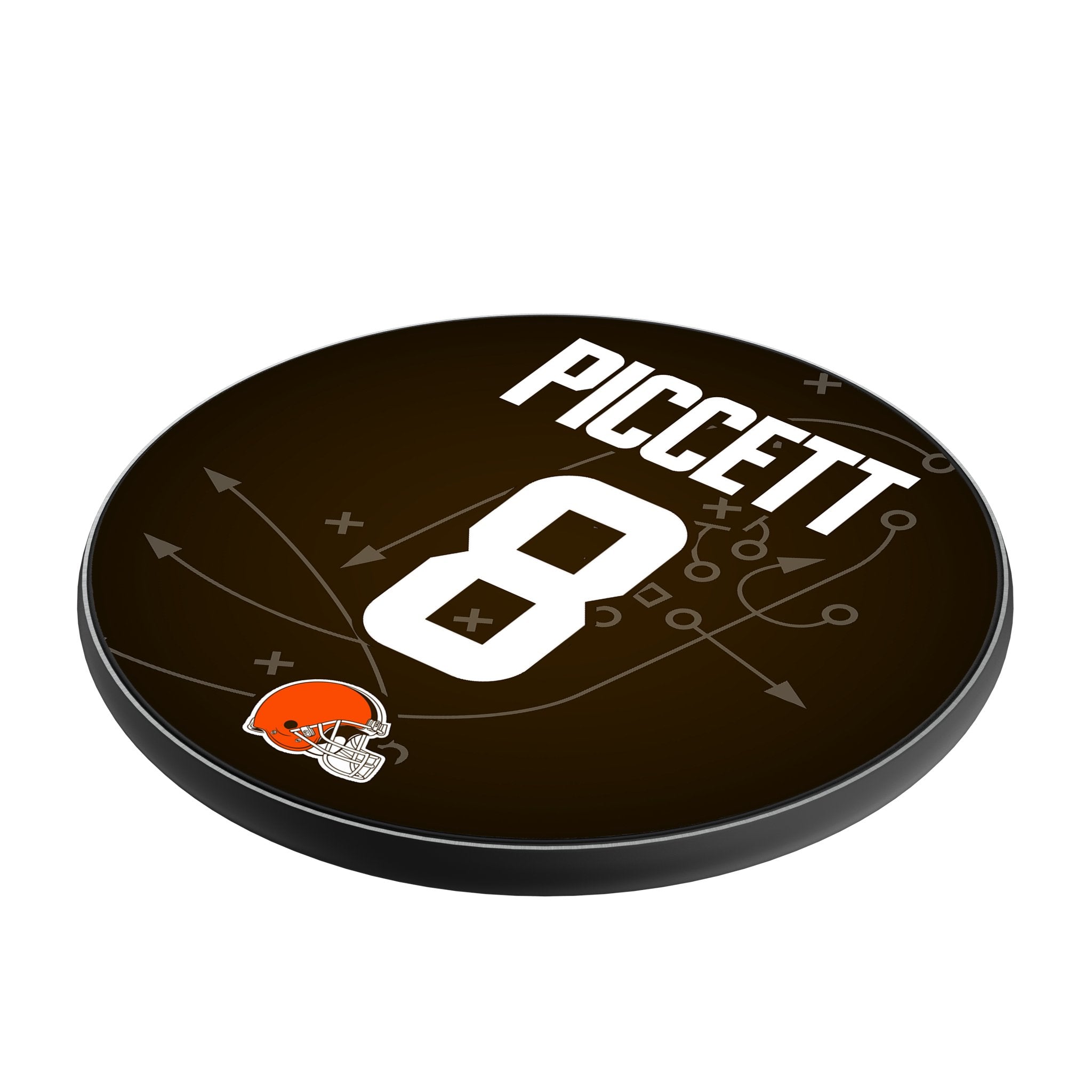 Kenny Pickett Cleveland Browns 8 Game Tactic 15-Watt Wireless Charger - Sports Gifts, Sports Memorabilia, Sports Collectibles, Fan Shop