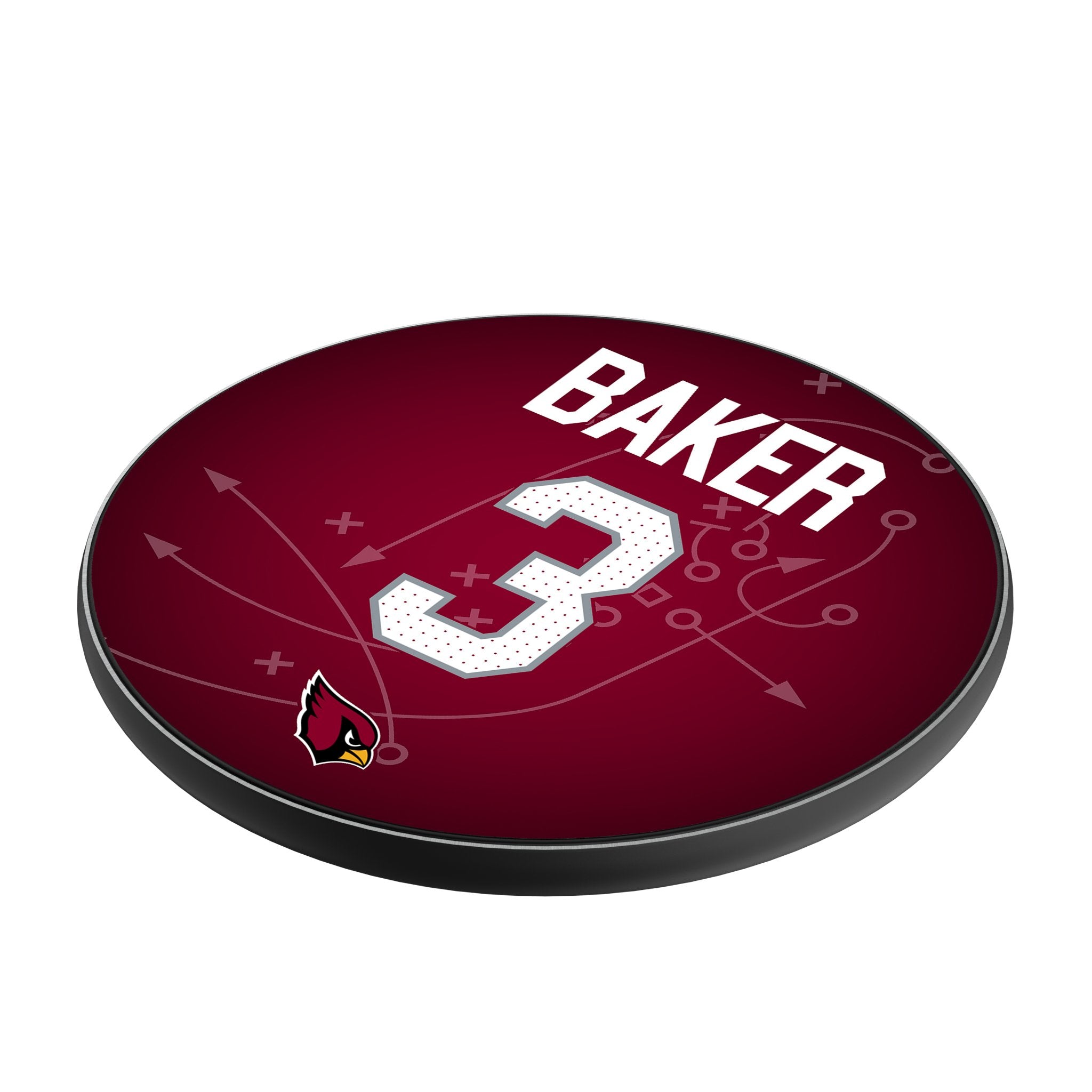 Budda Baker Arizona Cardinals 3 Ready 15-Watt Wireless Charger - Sports Gifts, Sports Memorabilia, Sports Collectibles, Fan Shop