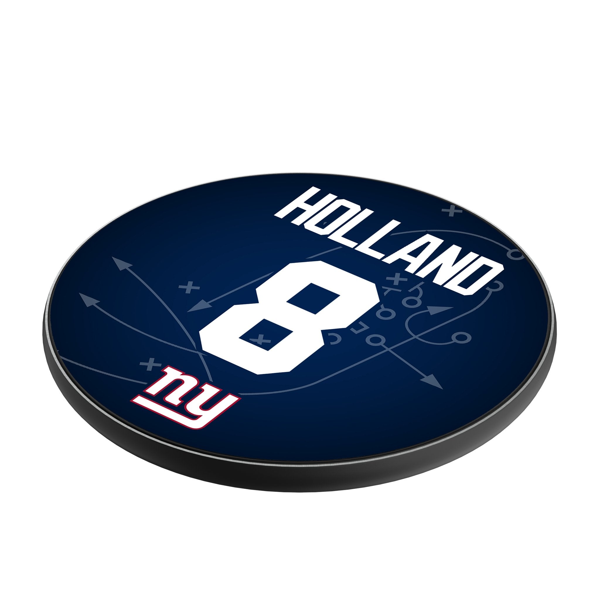 Jevon Holland New York Giants 8 Game Tactic 15-Watt Wireless Charger - Sports Gifts, Sports Memorabilia, Sports Collectibles, Fan Shop