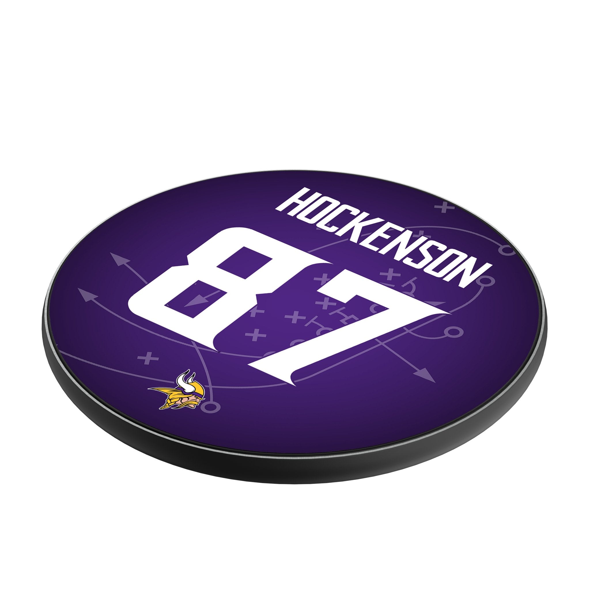 T.J. Hockenson Minnesota Vikings 87 Ready 15-Watt Wireless Charger - Sports Gifts, Sports Memorabilia, Sports Collectibles, Fan Shop