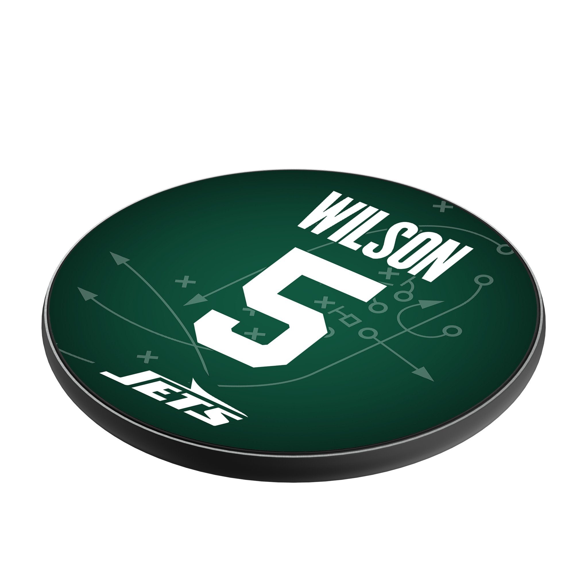 Garrett Wilson New York Jets 5 Ready 15-Watt Wireless Charger - Sports Gifts, Sports Memorabilia, Sports Collectibles, Fan Shop