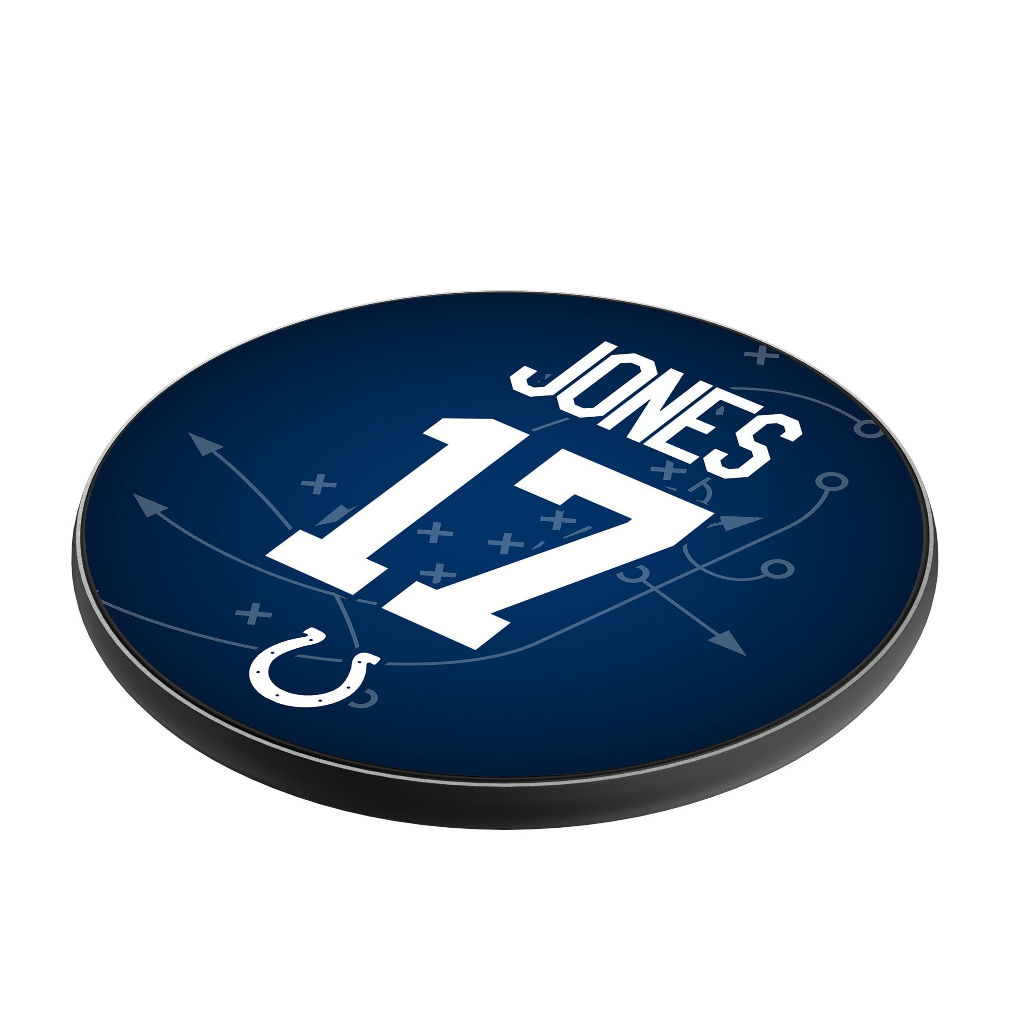 Daniel Jones Indianapolis Colts 17 Game Tactic 15-Watt Wireless Charger - Sports Gifts, Sports Memorabilia, Sports Collectibles, Fan Shop