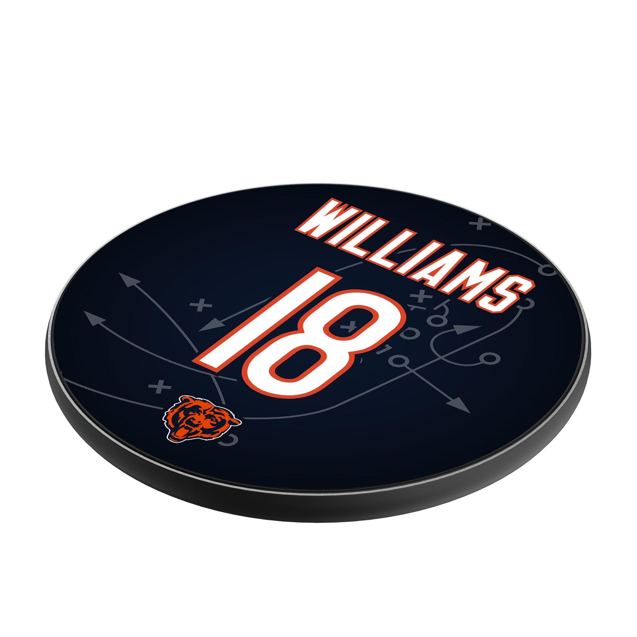 Caleb Williams Chicago Bears 18 Ready 15-Watt Wireless Charger - Sports Gifts, Sports Memorabilia, Sports Collectibles, Fan Shop