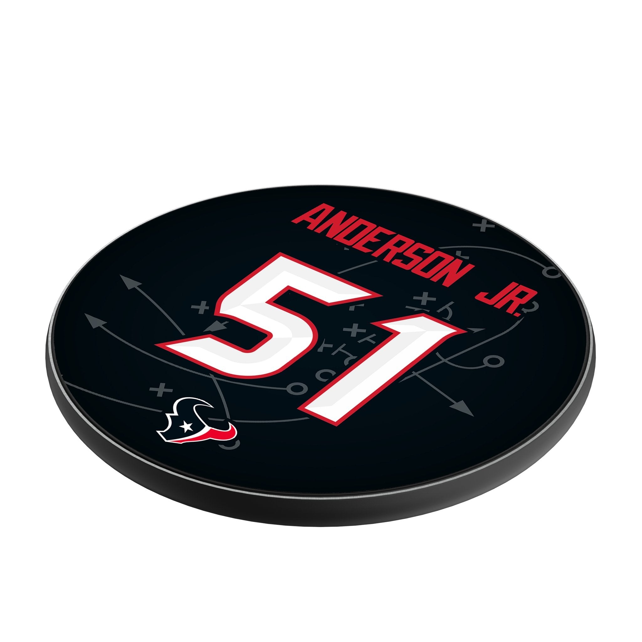 Will Anderson Jr. Houston Texans 51 Ready 15-Watt Wireless Charger - Sports Gifts, Sports Memorabilia, Sports Collectibles, Fan Shop