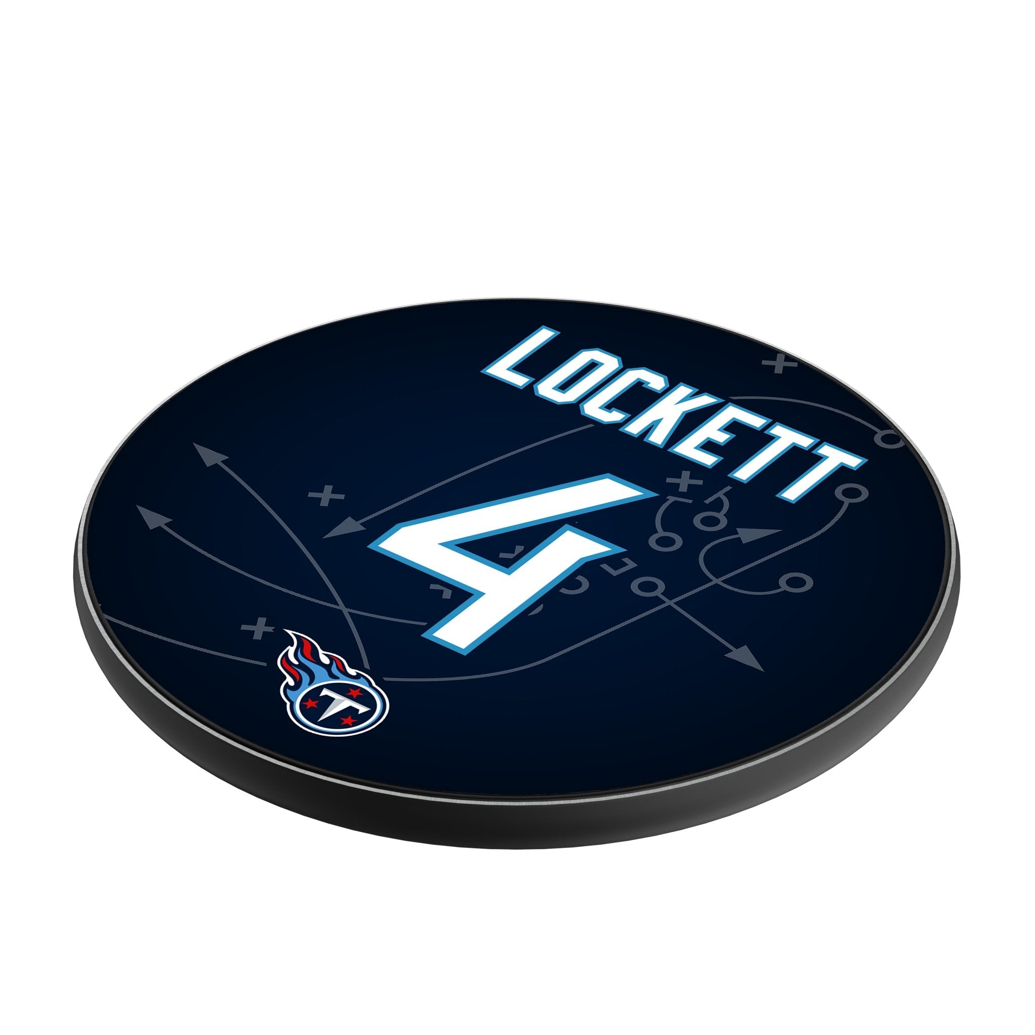 Tyler Lockett Tennessee Titans 4 Game Tactic 15-Watt Wireless Charger - Sports Gifts, Sports Memorabilia, Sports Collectibles, Fan Shop