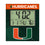 University of Miami Hurricanes Color Block Wall Clock - Sports Gifts, Sports Memorabilia, Sports Collectibles, Fan Shop