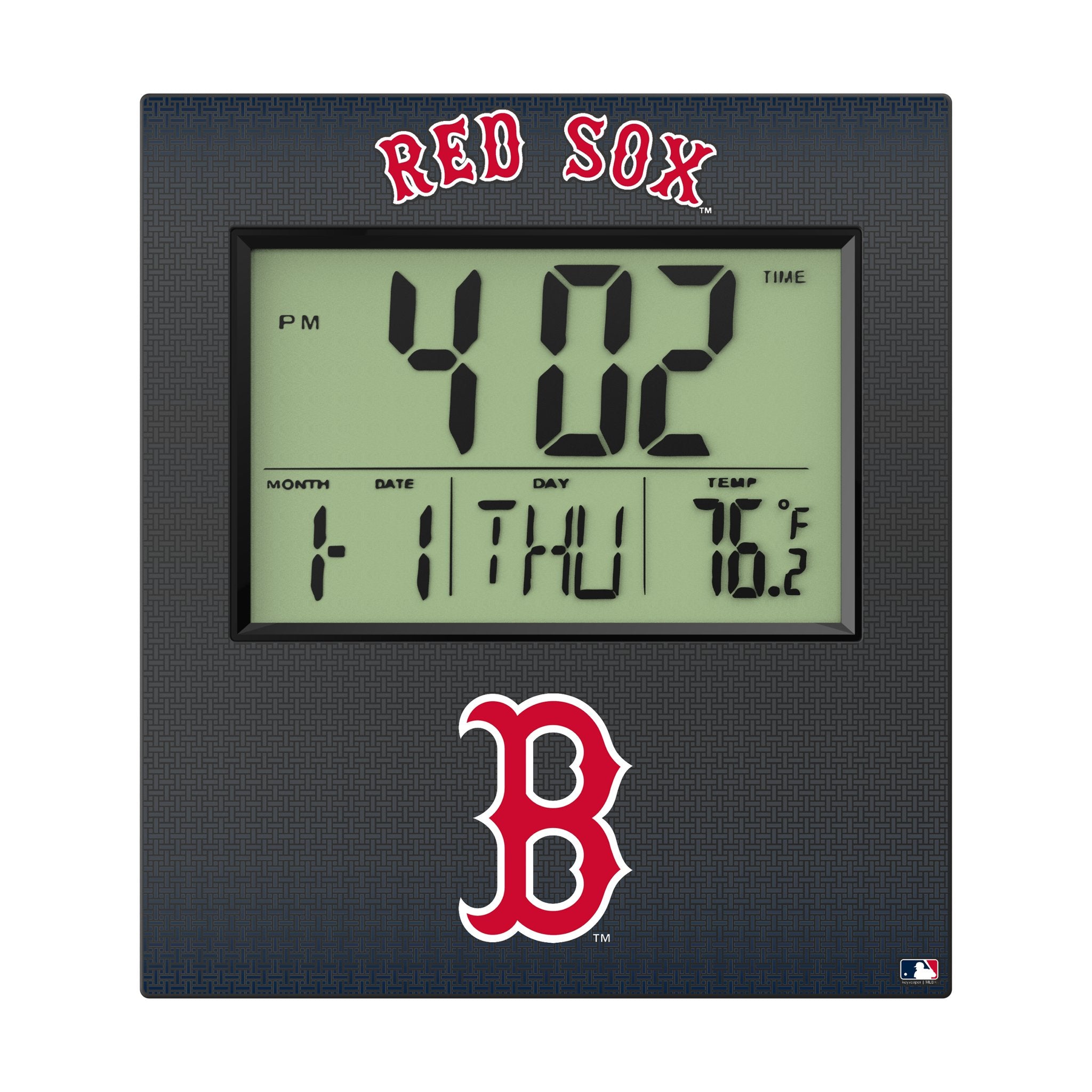 Boston Red Sox Linen Wall Clock - Sports Gifts, Sports Memorabilia, Sports Collectibles, Fan Shop