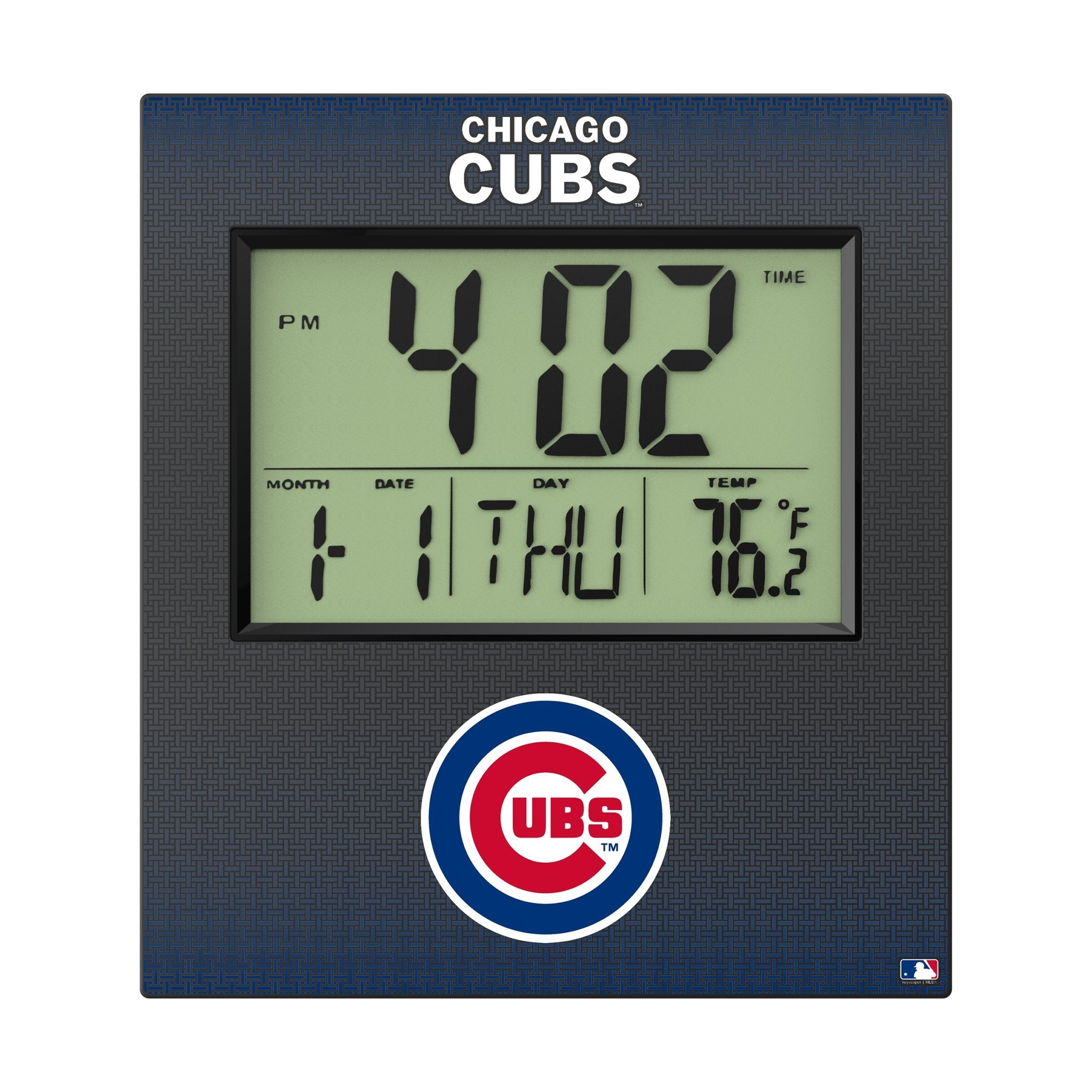 Chicago Cubs Linen Wall Clock - Sports Gifts, Sports Memorabilia, Sports Collectibles, Fan Shop