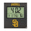 San Diego Padres Linen Wall Clock - Sports Gifts, Sports Memorabilia, Sports Collectibles, Fan Shop