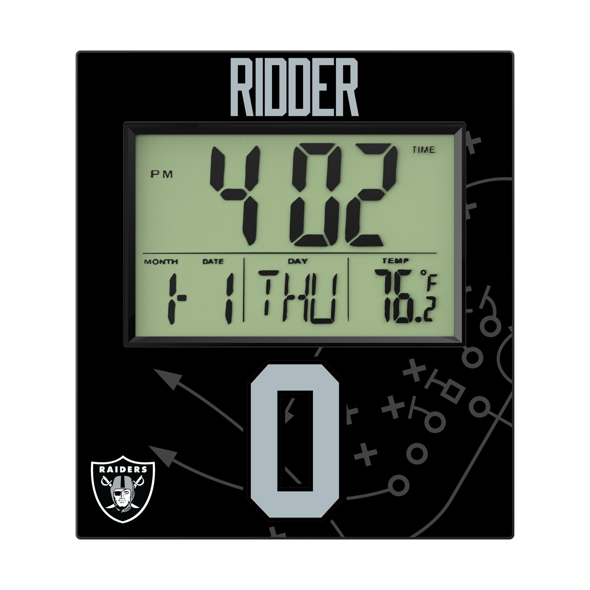 Desmond Ridder Las Vegas Raiders 0 Game Tactic Wall Clock - Sports Gifts, Sports Memorabilia, Sports Collectibles, Fan Shop