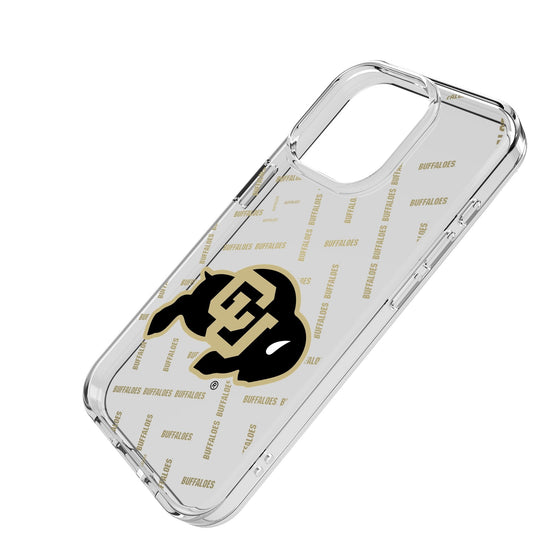 University of Colorado Buffaloes Quadtile Clear Phone Case for Apple iPhone - Sports Gifts, Sports Memorabilia, Sports Collectibles, Fan Shop
