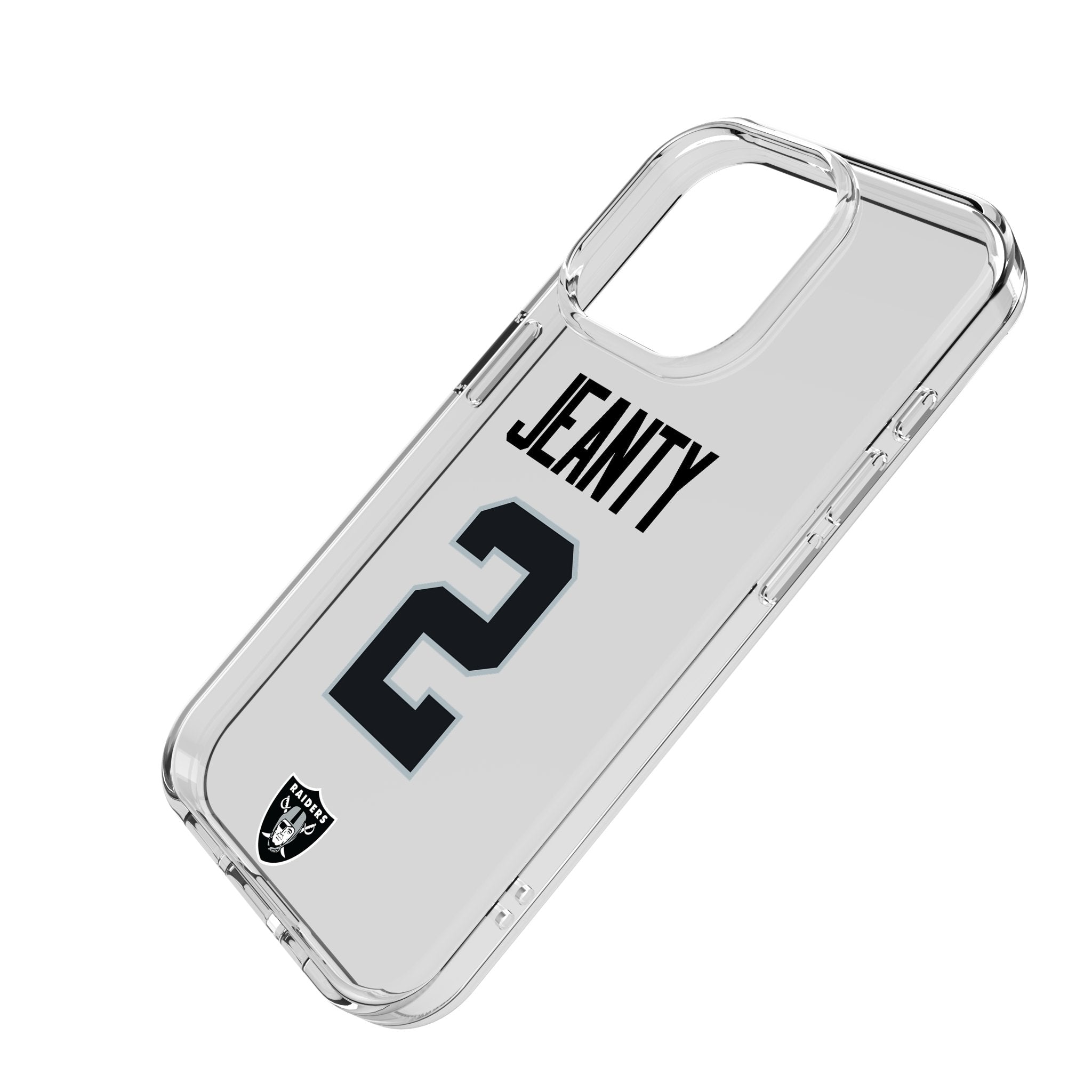 Ashton Jeanty Las Vegas Raiders 2 Game Tactic Clear Phone Case for Apple iPhone - Sports Gifts, Sports Memorabilia, Sports Collectibles, Fan Shop