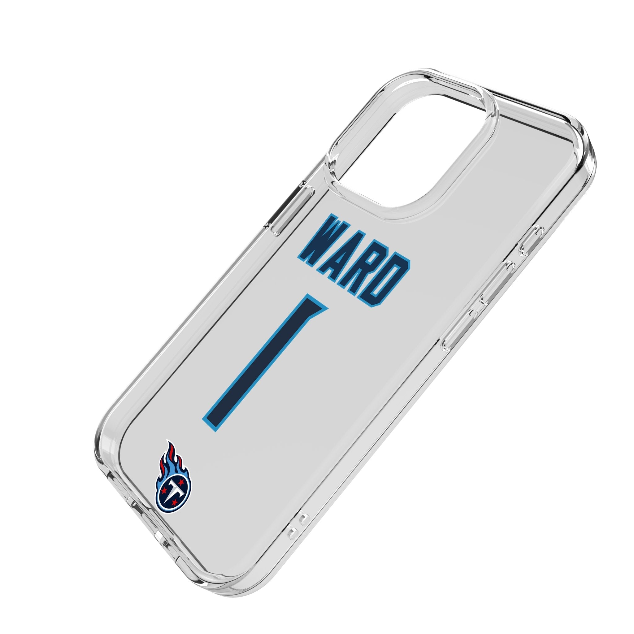 Cameron Ward Tennessee Titans 1 Game Tactic Clear Phone Case for Apple iPhone - Sports Gifts, Sports Memorabilia, Sports Collectibles, Fan Shop