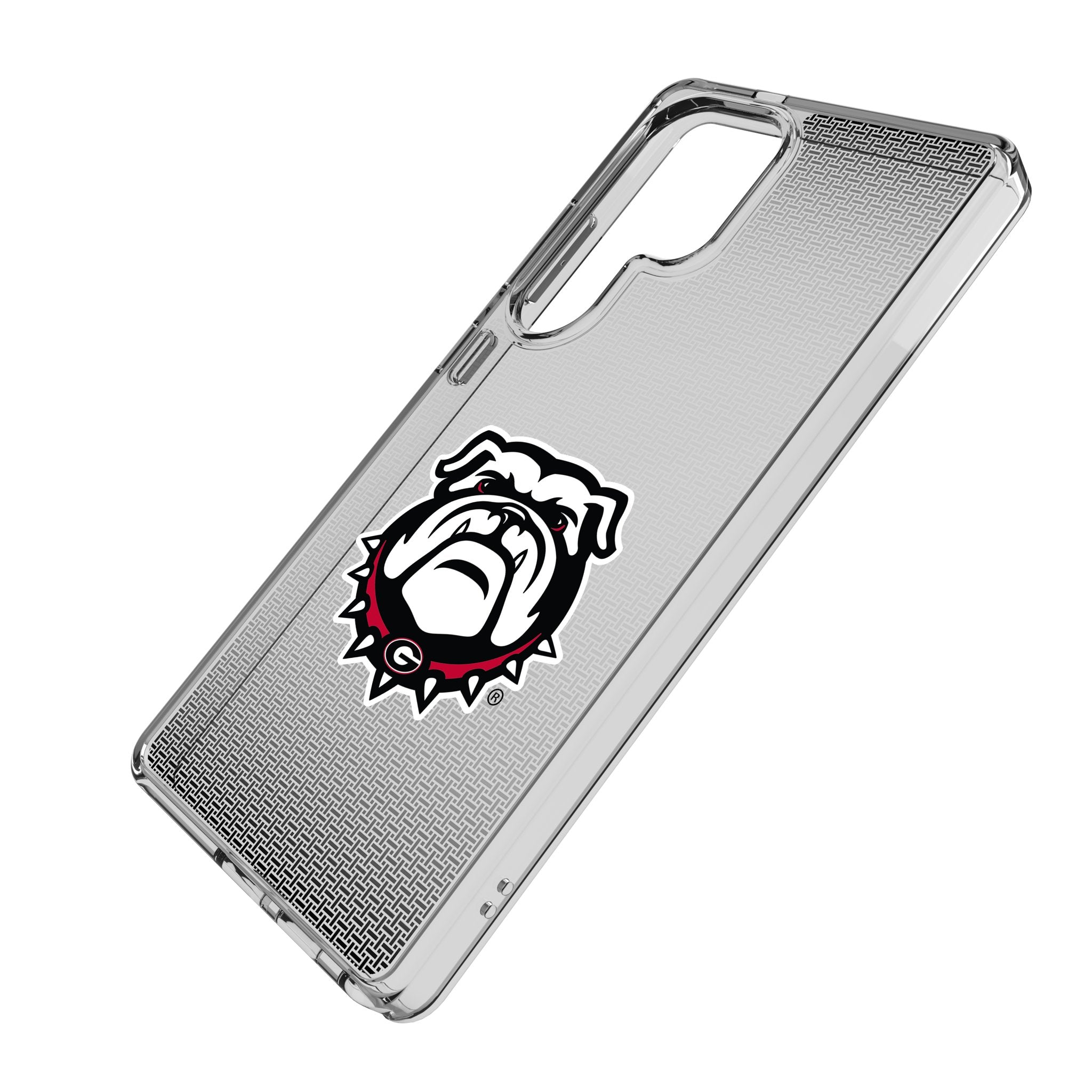 University of Georgia Bulldogs Uga Linen Clear Phone Case for Samsung Galaxy - Sports Gifts, Sports Memorabilia, Sports Collectibles, Fan Shop