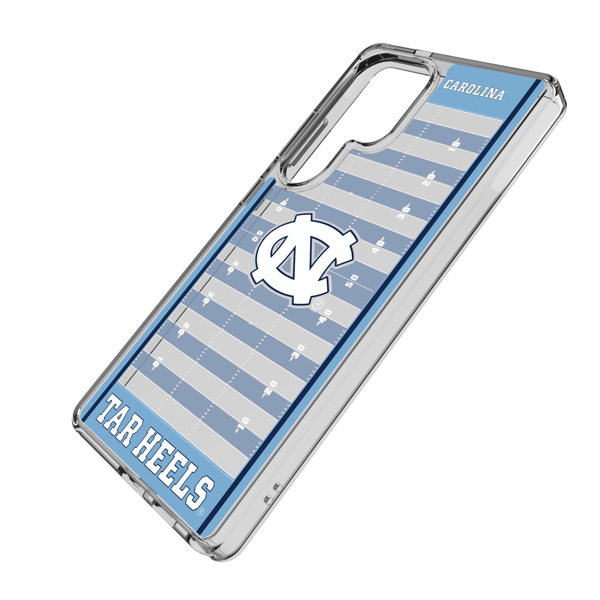University of North Carolina Tar Heels Field Clear Phone Case for Samsung Galaxy - Sports Gifts, Sports Memorabilia, Sports Collectibles, Fan Shop