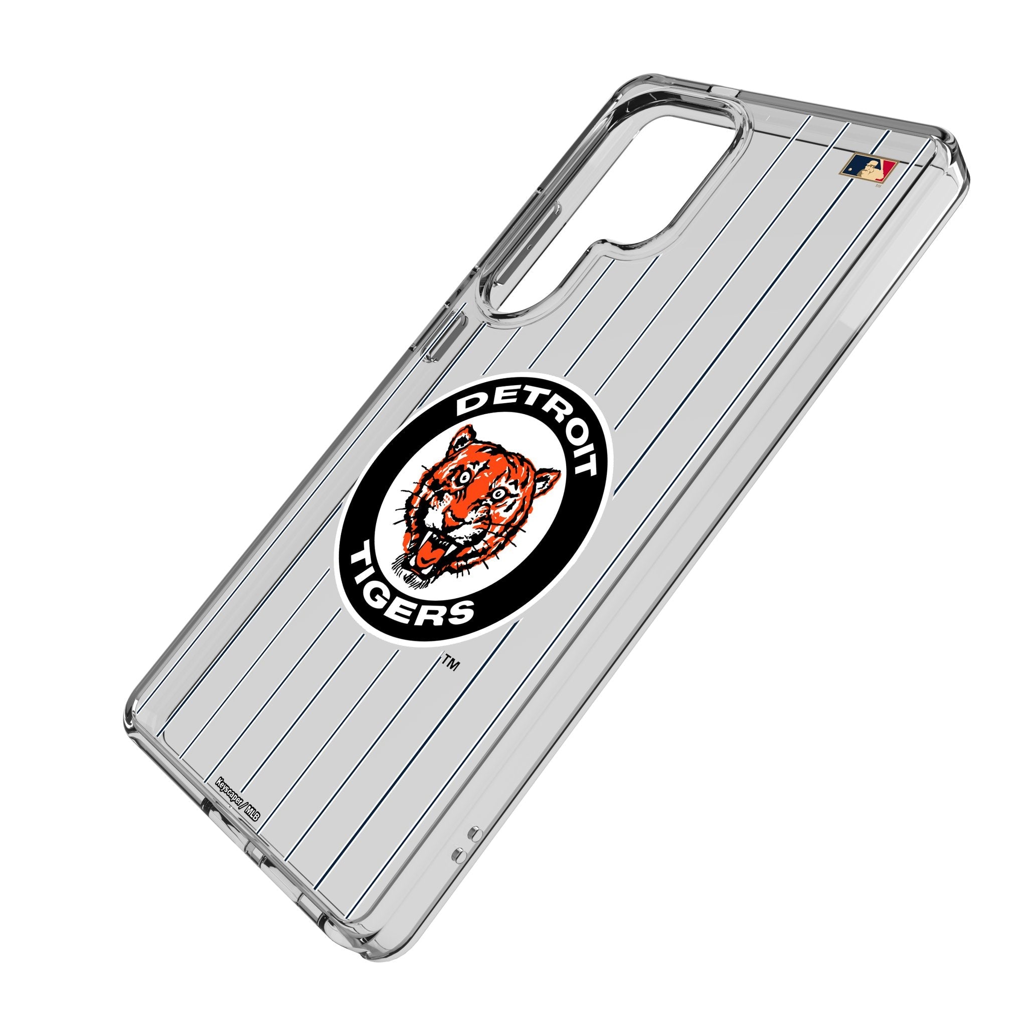Detroit Tigers 1961-1963 - Cooperstown Collection Pinstripe Clear Phone Case for Samsung Galaxy - Sports Gifts, Sports Memorabilia, Sports Collectibles, Fan Shop