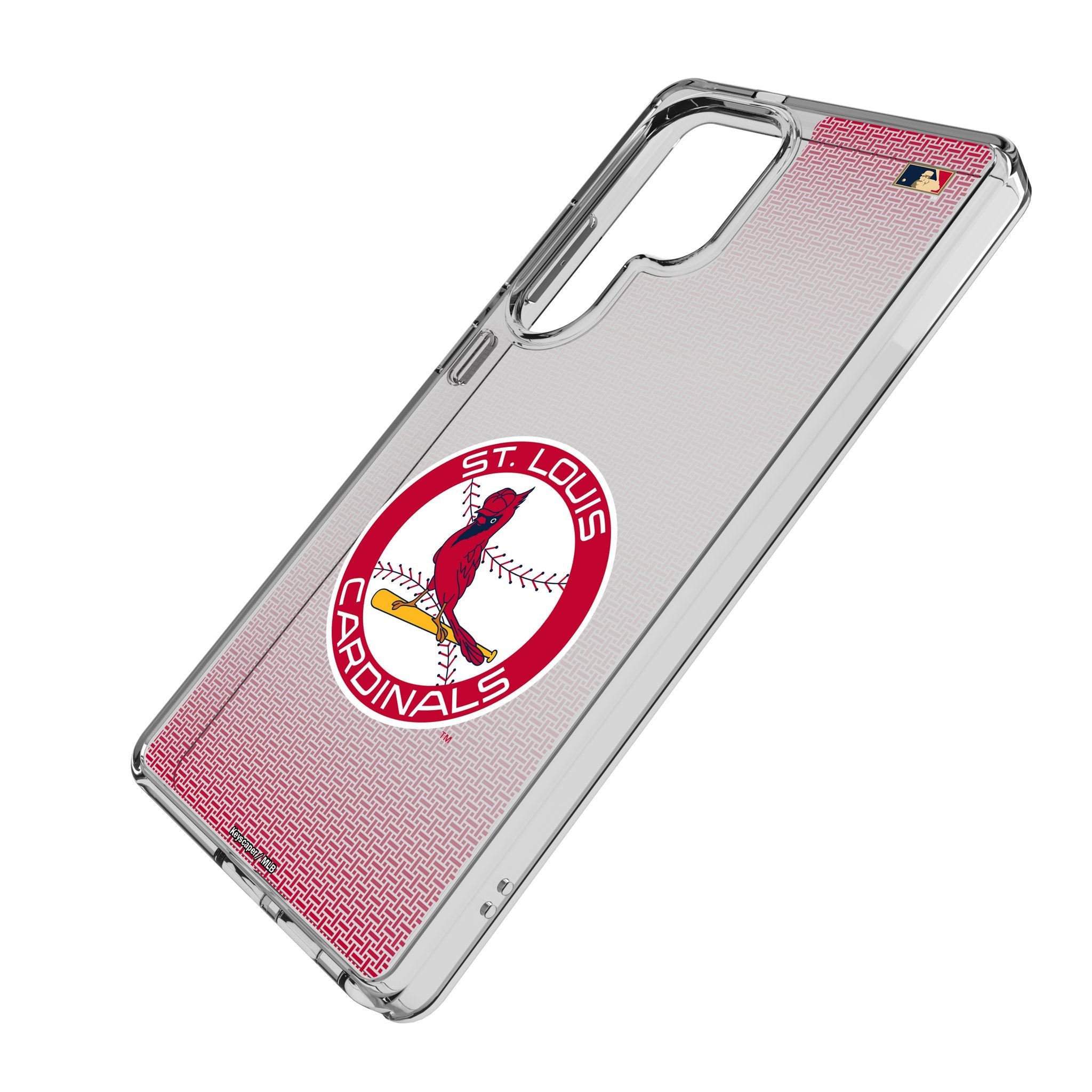 St Louis Cardinals 1966-1997 - Cooperstown Collection Linen Clear Phone Case for Samsung Galaxy - Sports Gifts, Sports Memorabilia, Sports Collectibles, Fan Shop