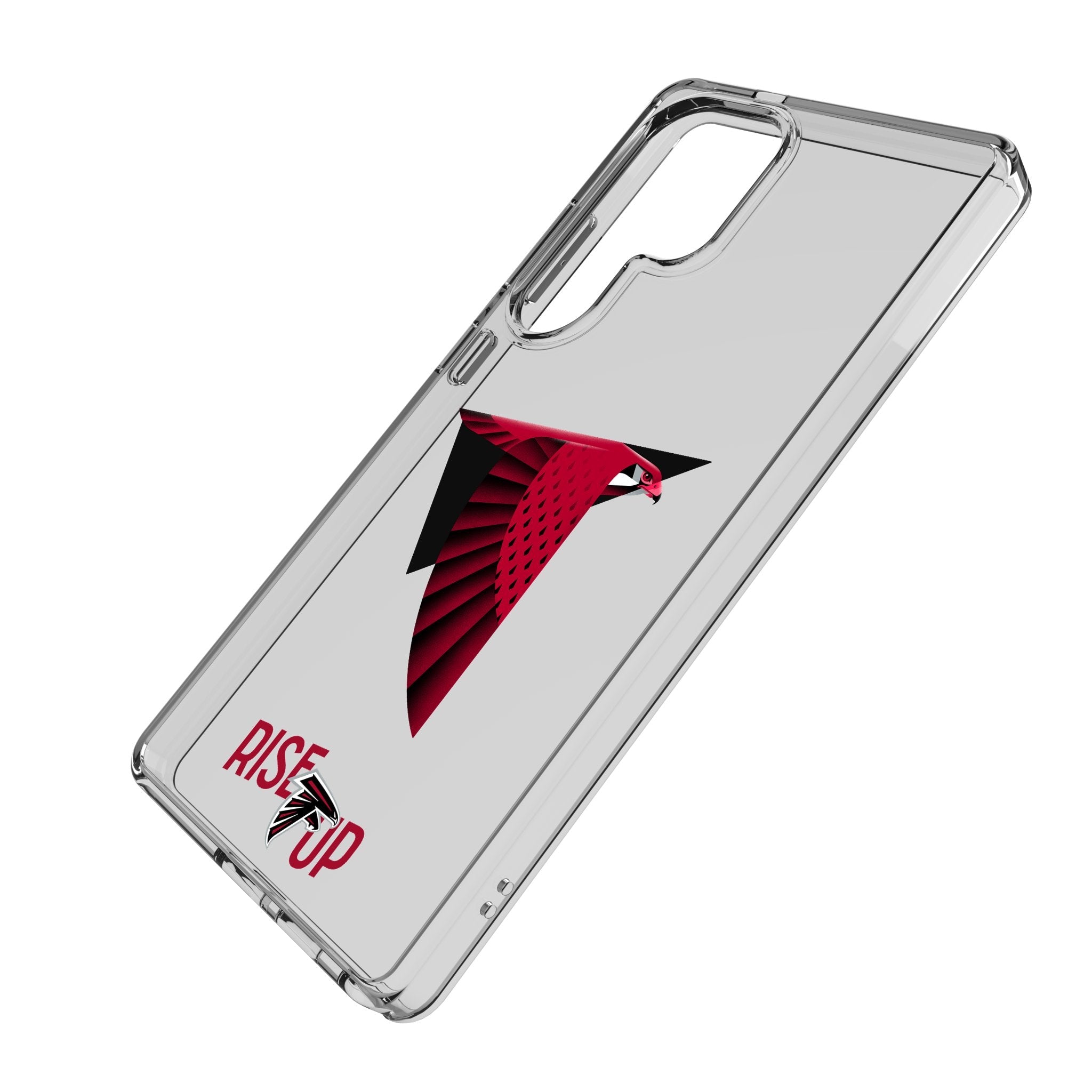 Atlanta Falcons 2024 Edition Clear Phone Case for Samsung Galaxy - Sports Gifts, Sports Memorabilia, Sports Collectibles, Fan Shop