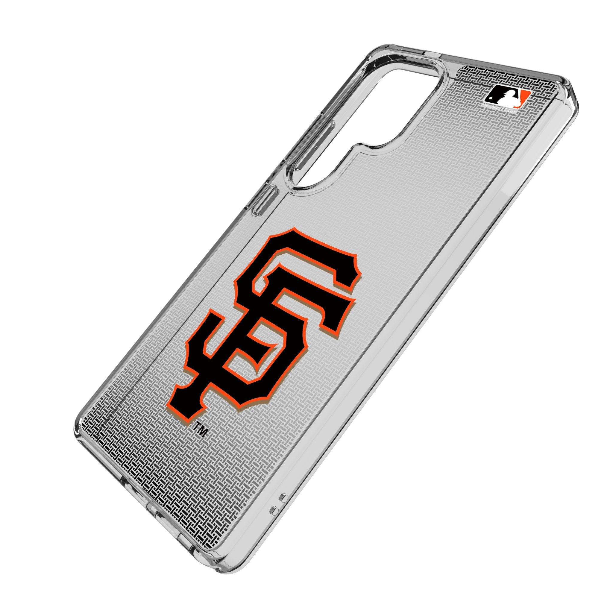 San Francisco Giants Linen Clear Phone Case for Samsung Galaxy - Sports Gifts, Sports Memorabilia, Sports Collectibles, Fan Shop