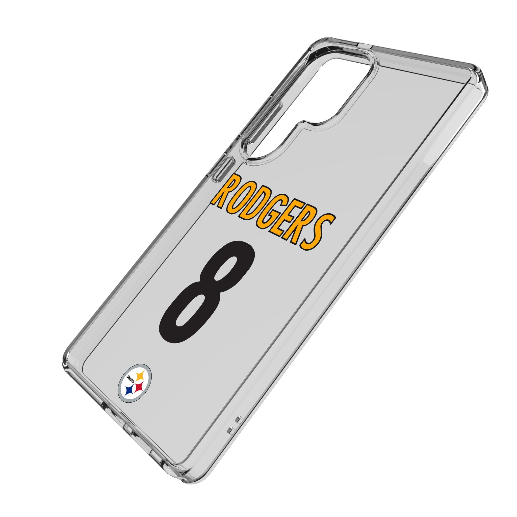 Aaron Rodgers Pittsburgh Steelers 8 Game Tactic Clear Phone Case for Samsung Galaxy - Sports Gifts, Sports Memorabilia, Sports Collectibles, Fan Shop