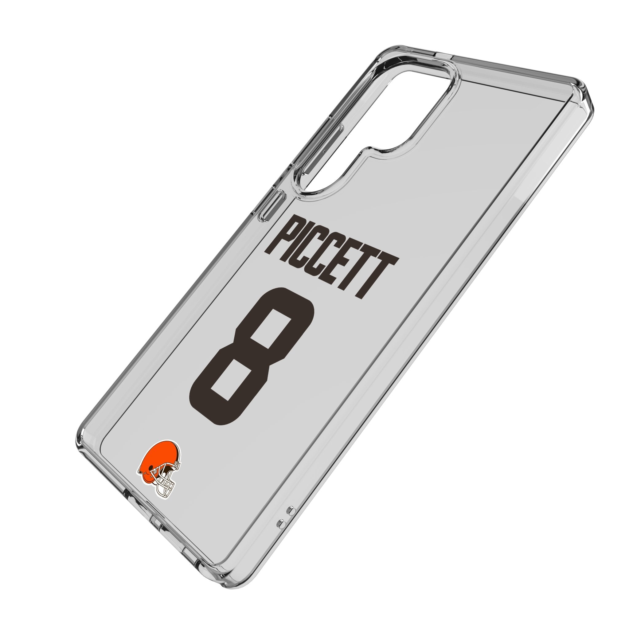 Kenny Pickett Cleveland Browns 8 Game Tactic Clear Phone Case for Samsung Galaxy - Sports Gifts, Sports Memorabilia, Sports Collectibles, Fan Shop