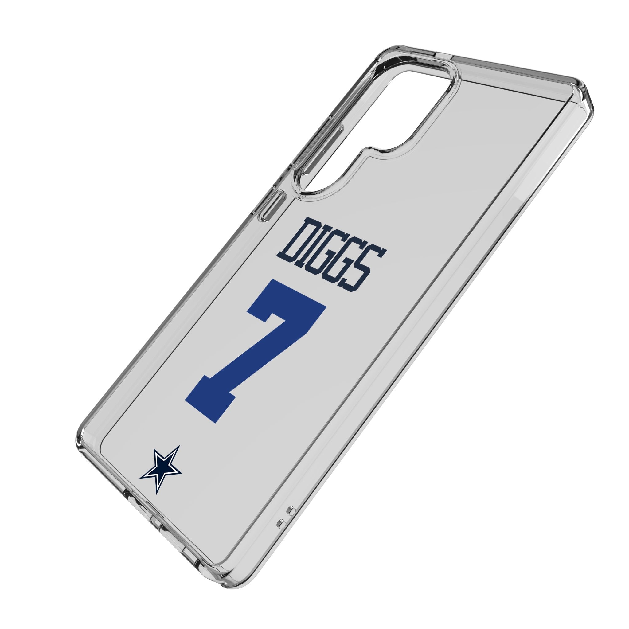 Trevon Diggs Dallas Cowboys 7 Game Tactic Clear Phone Case for Samsung Galaxy - Sports Gifts, Sports Memorabilia, Sports Collectibles, Fan Shop
