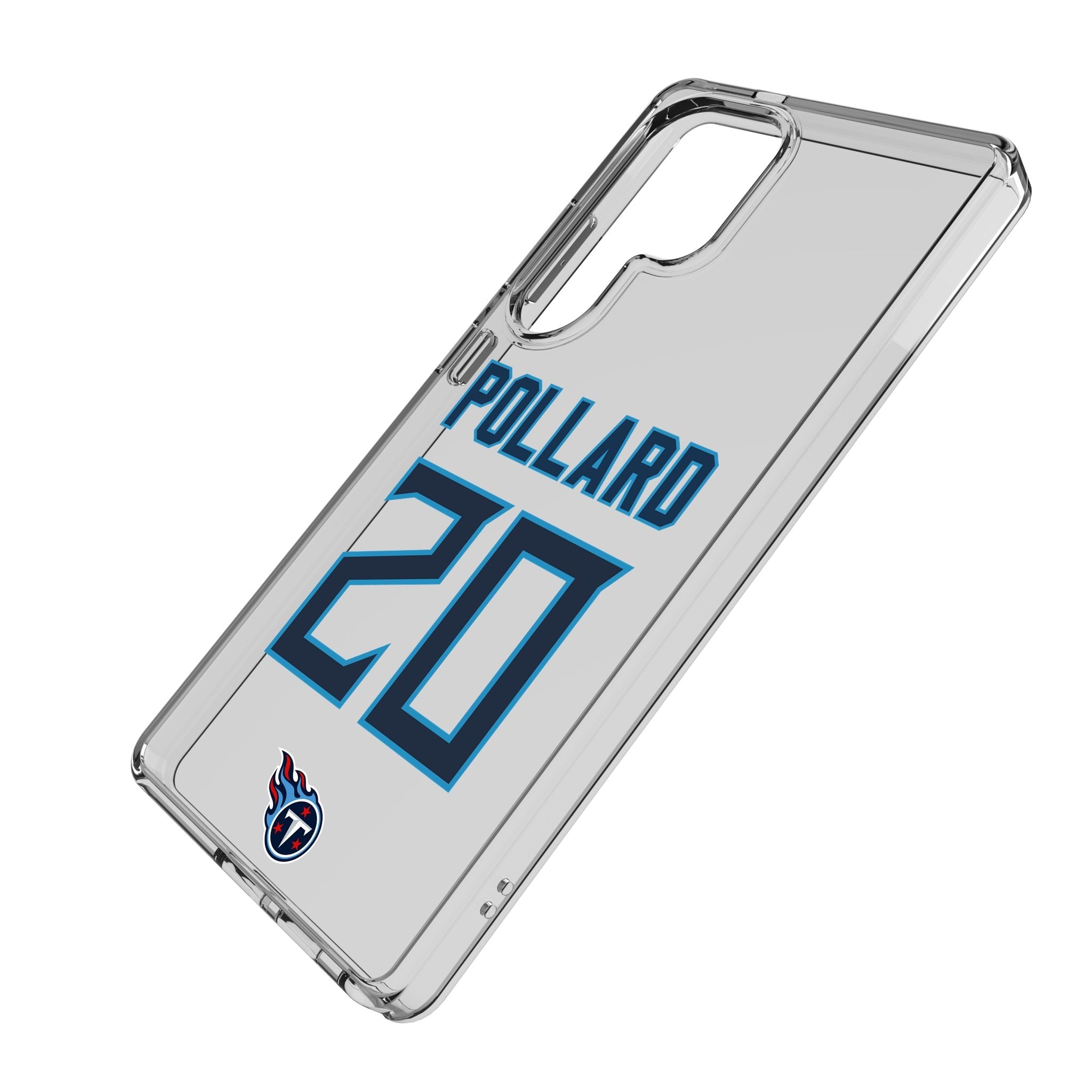 Tony Pollard Tennessee Titans 20 Game Tactic Clear Phone Case for Samsung Galaxy - Sports Gifts, Sports Memorabilia, Sports Collectibles, Fan Shop