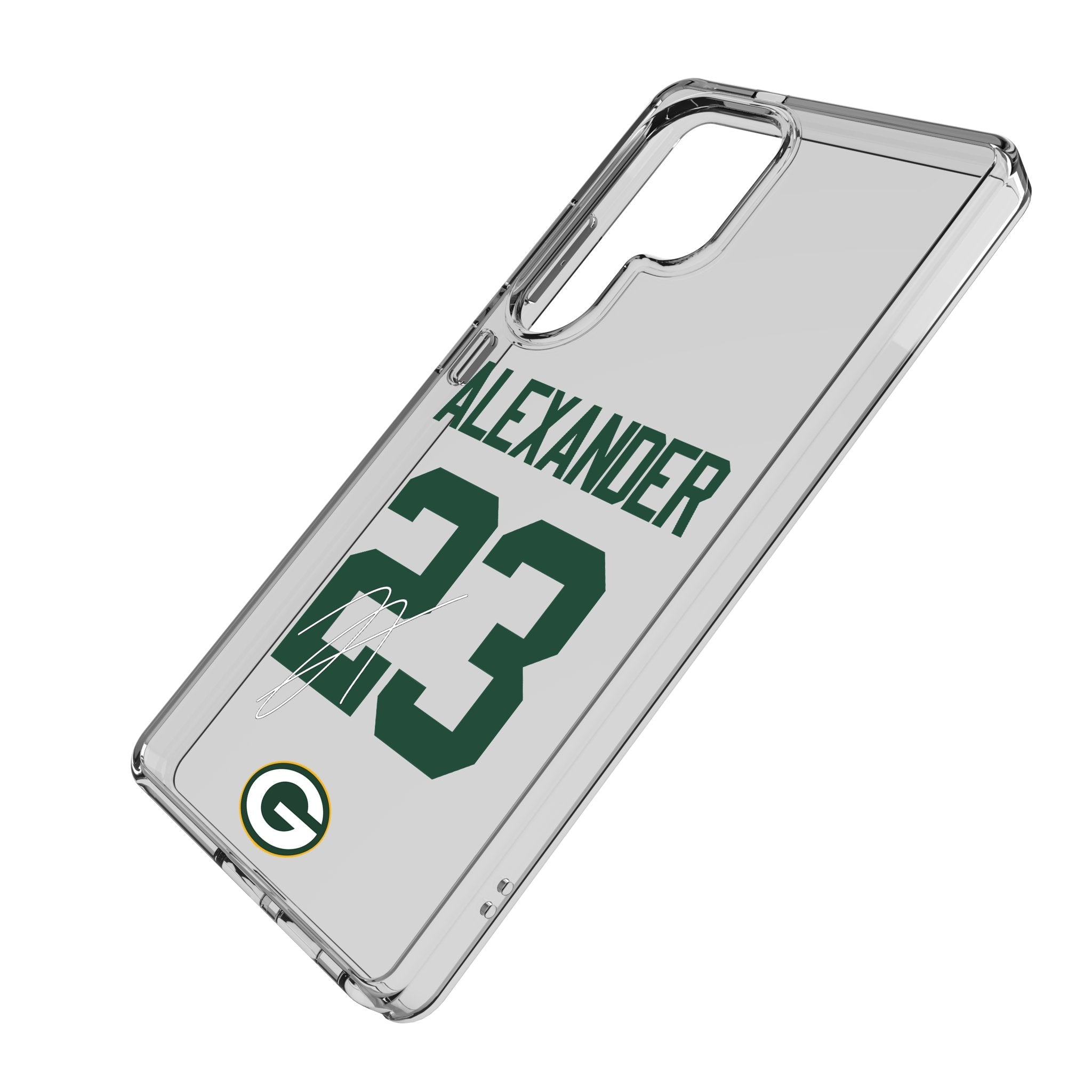 Jaire Alexander Green Bay Packers 23 Game Tactic Clear Phone Case for Samsung Galaxy - Sports Gifts, Sports Memorabilia, Sports Collectibles, Fan Shop