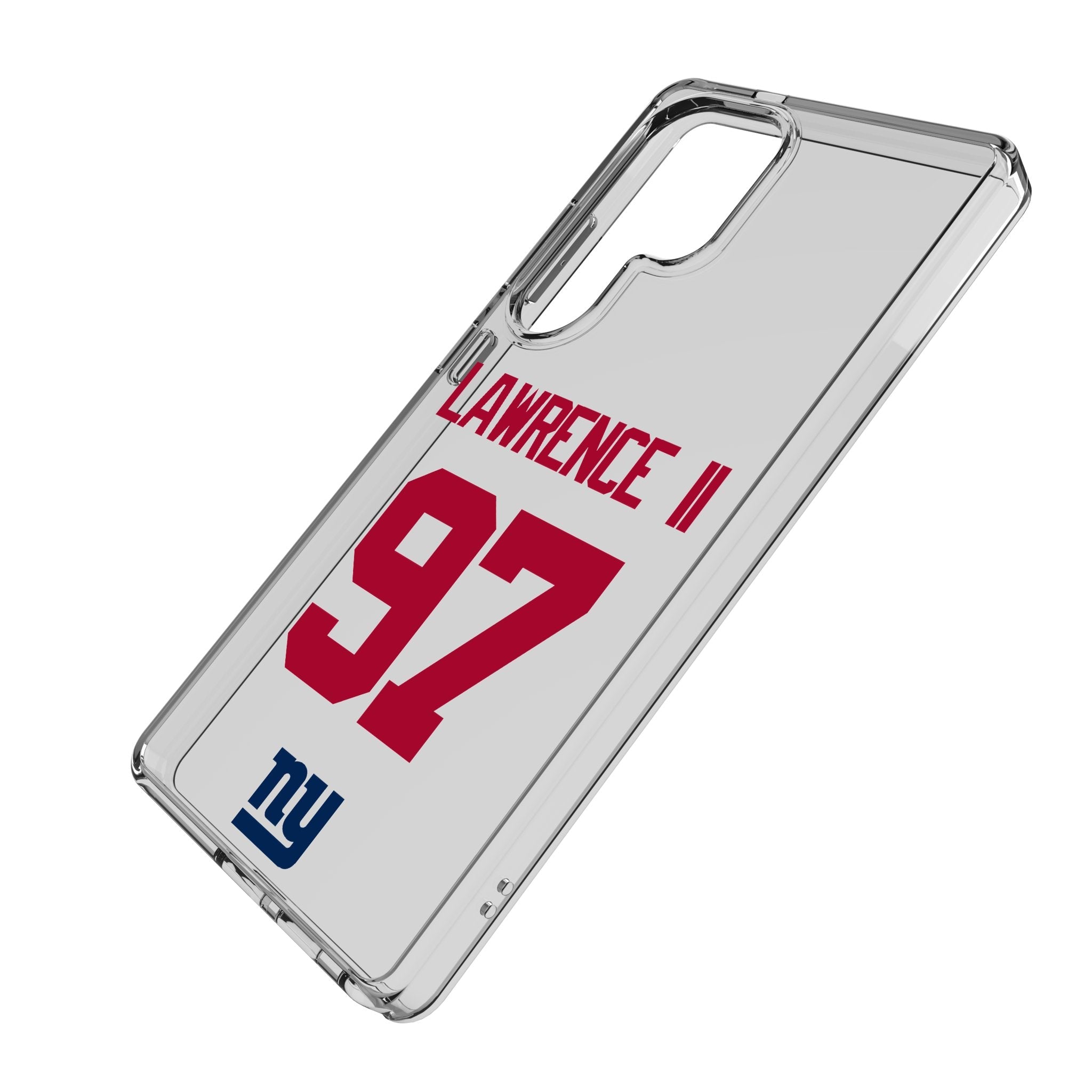 Dexter Lawrence II New York Giants 97 Game Tactic Clear Phone Case for Samsung Galaxy - Sports Gifts, Sports Memorabilia, Sports Collectibles, Fan Shop