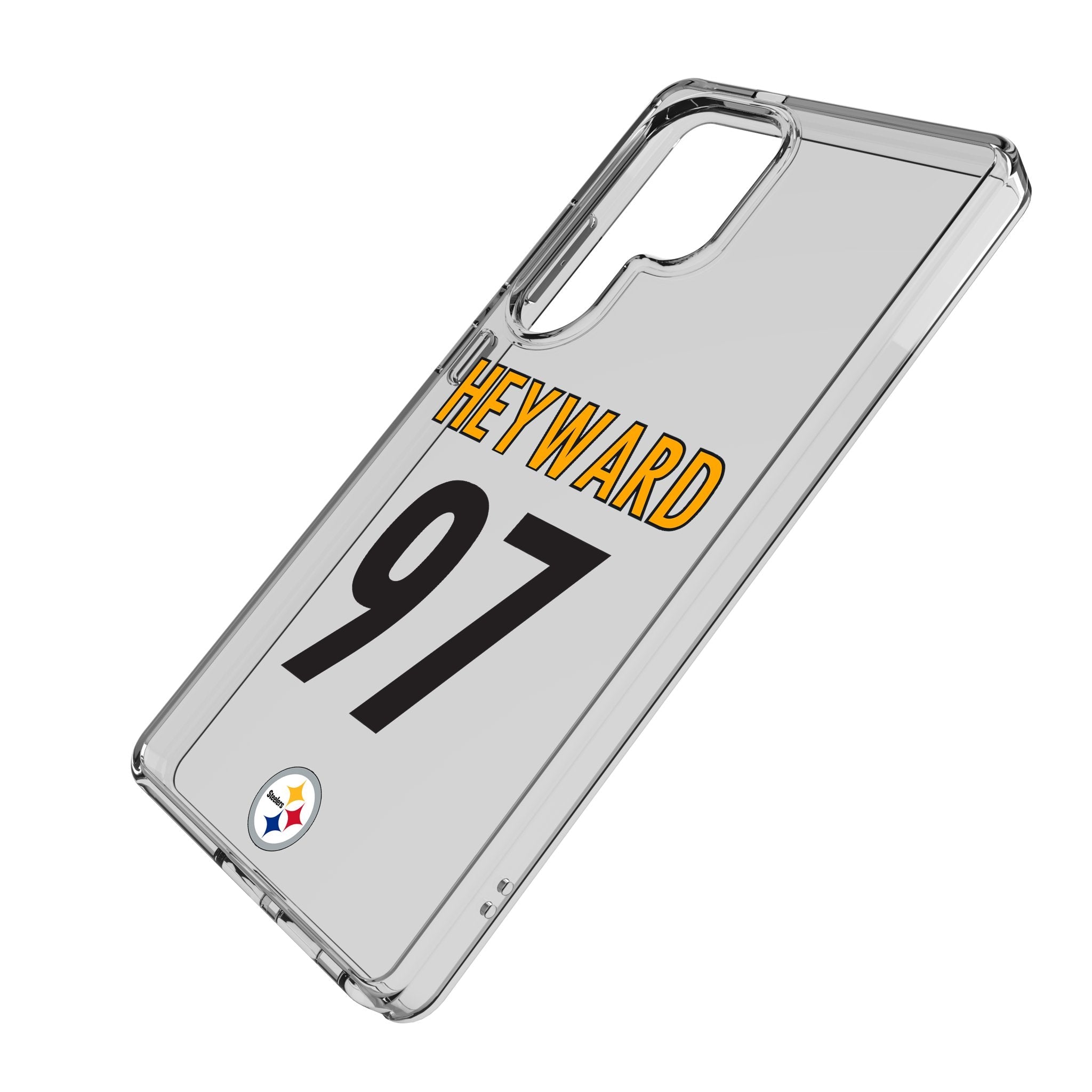 Cameron Heyward Pittsburgh Steelers 97 Game Tactic Clear Phone Case for Samsung Galaxy - Sports Gifts, Sports Memorabilia, Sports Collectibles, Fan Shop