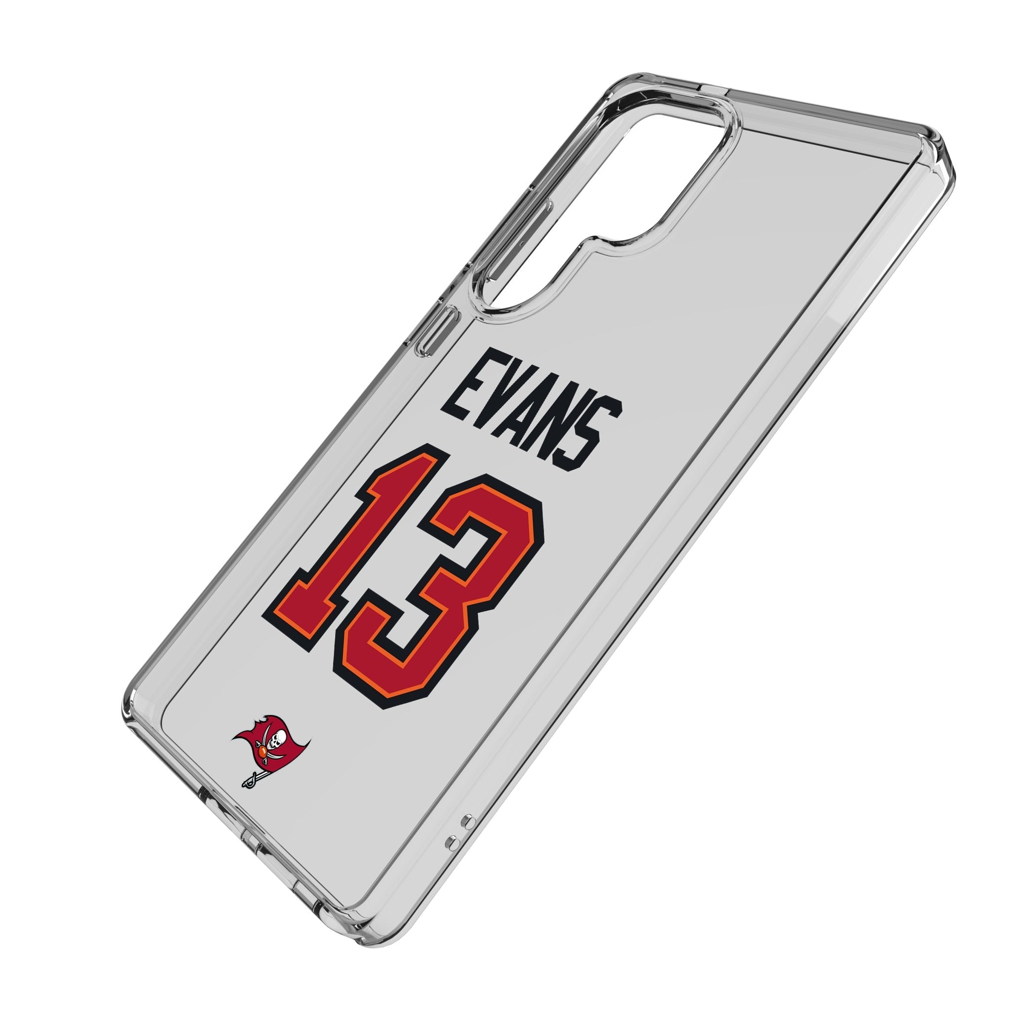 Mike Evans Tampa Bay Buccaneers 13 Game Tactic Clear Phone Case for Samsung Galaxy - Sports Gifts, Sports Memorabilia, Sports Collectibles, Fan Shop