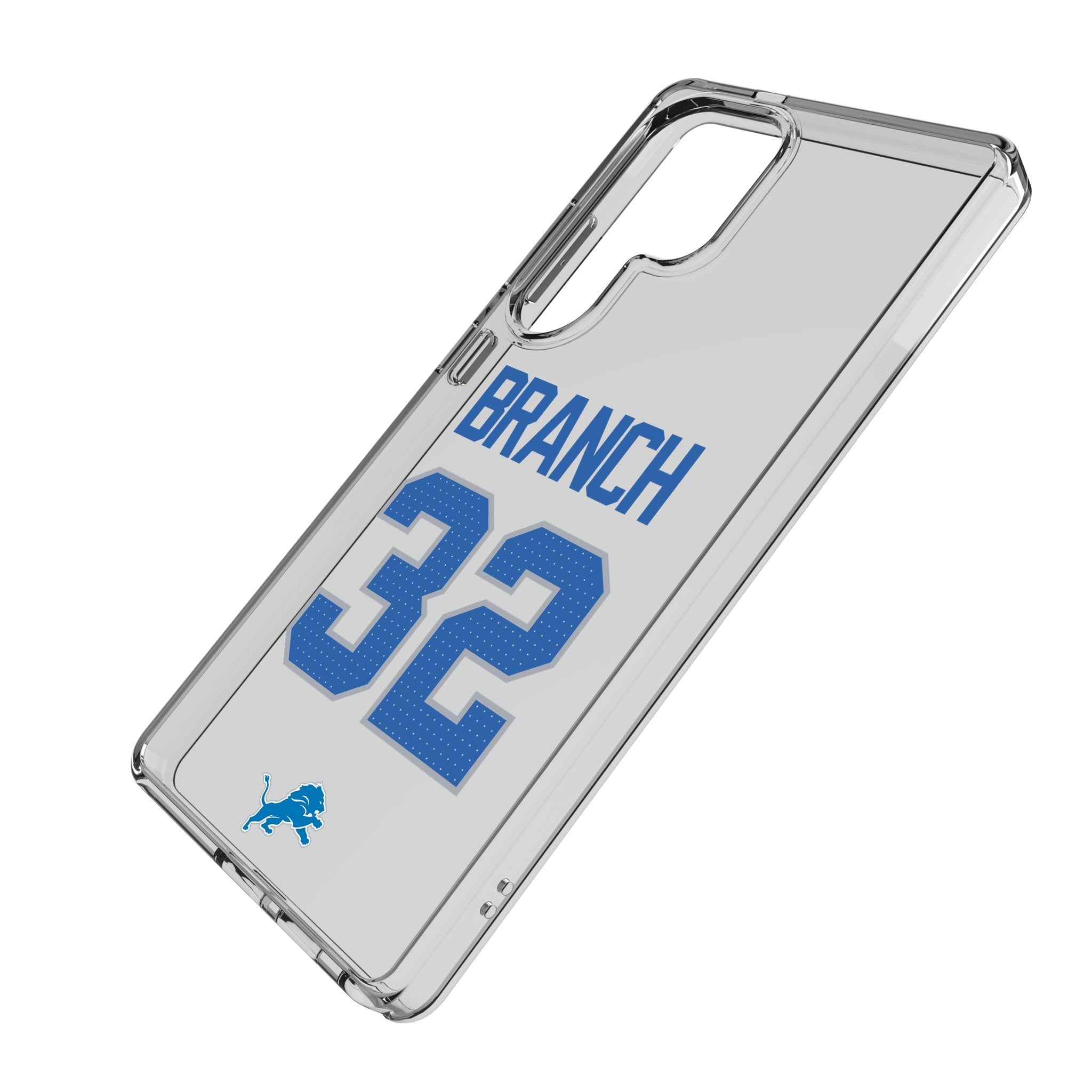 Brian Branch Detroit Lions 32 Game Tactic Clear Phone Case for Samsung Galaxy - Sports Gifts, Sports Memorabilia, Sports Collectibles, Fan Shop