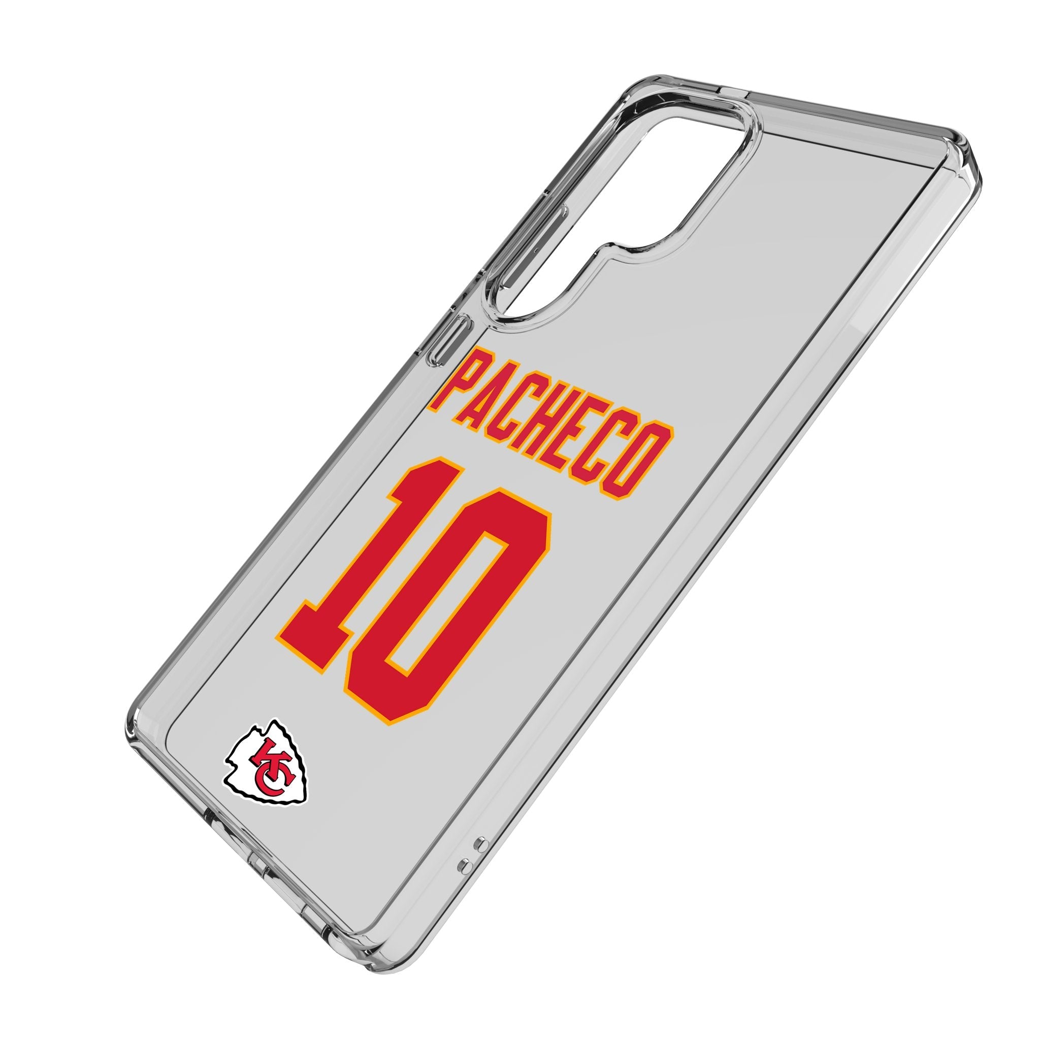 Isiah Pacheco Kansas City Chiefs 10 Game Tactic Clear Phone Case for Samsung Galaxy - Sports Gifts, Sports Memorabilia, Sports Collectibles, Fan Shop