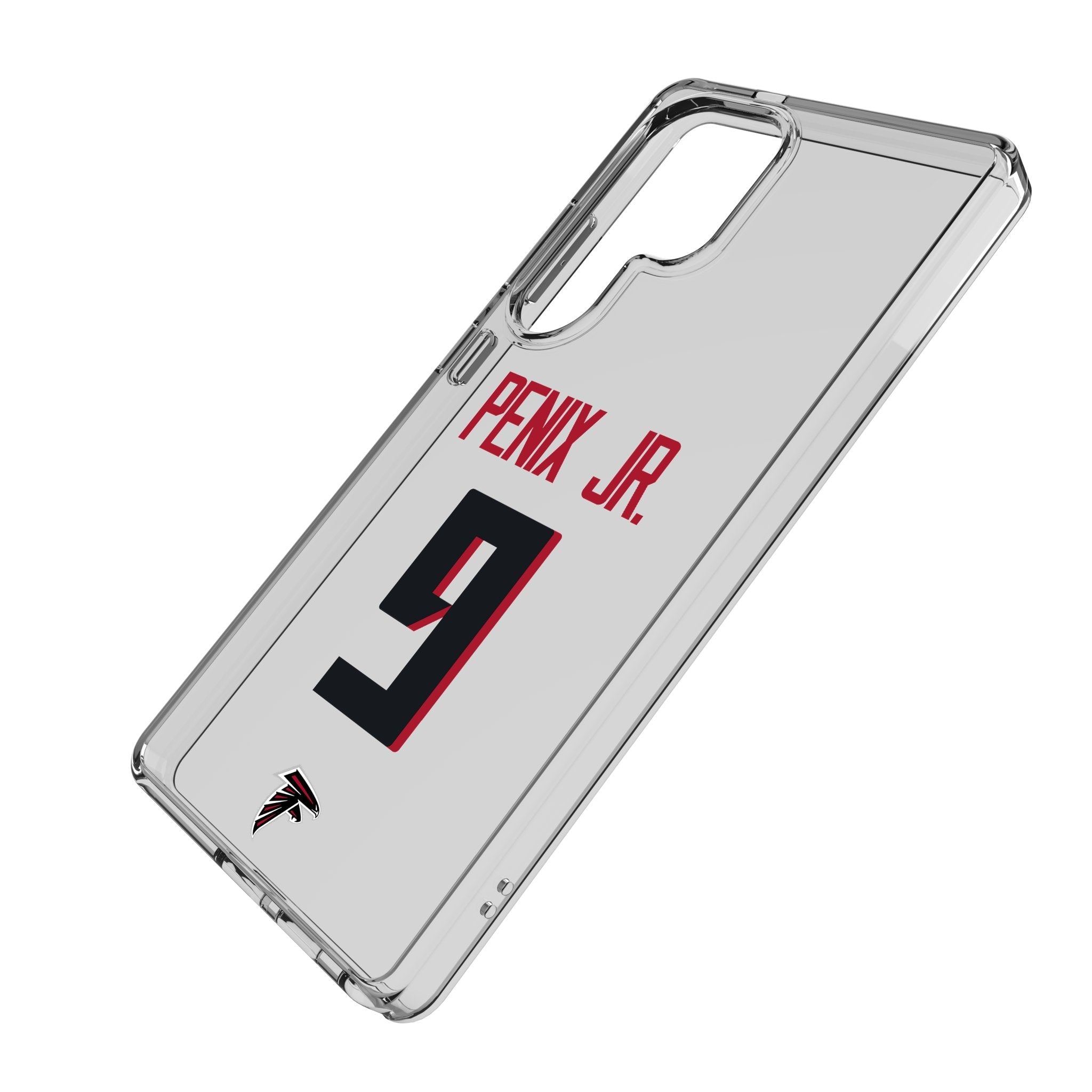 Michael Penix Jr. Atlanta Falcons 9 Game Tactic Clear Phone Case for Samsung Galaxy - Sports Gifts, Sports Memorabilia, Sports Collectibles, Fan Shop