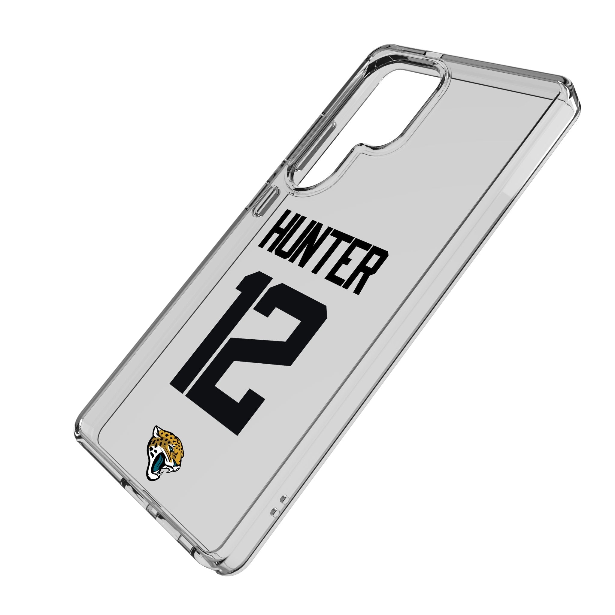 Travis Hunter Jacksonville Jaguars 12 Game Tactic Clear Phone Case for Samsung Galaxy - Sports Gifts, Sports Memorabilia, Sports Collectibles, Fan Shop