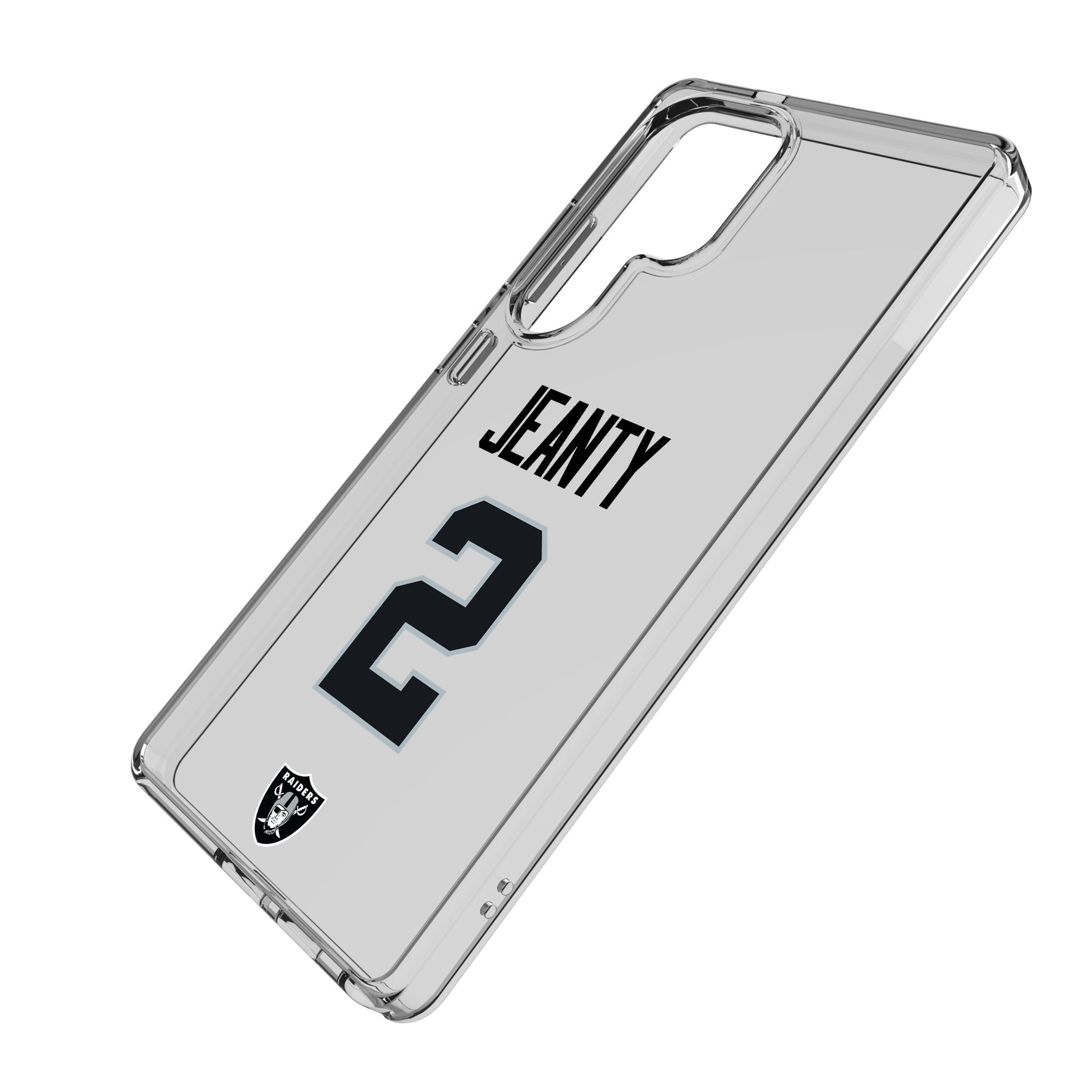 Ashton Jeanty Las Vegas Raiders 2 Game Tactic Clear Phone Case for Samsung Galaxy - Sports Gifts, Sports Memorabilia, Sports Collectibles, Fan Shop